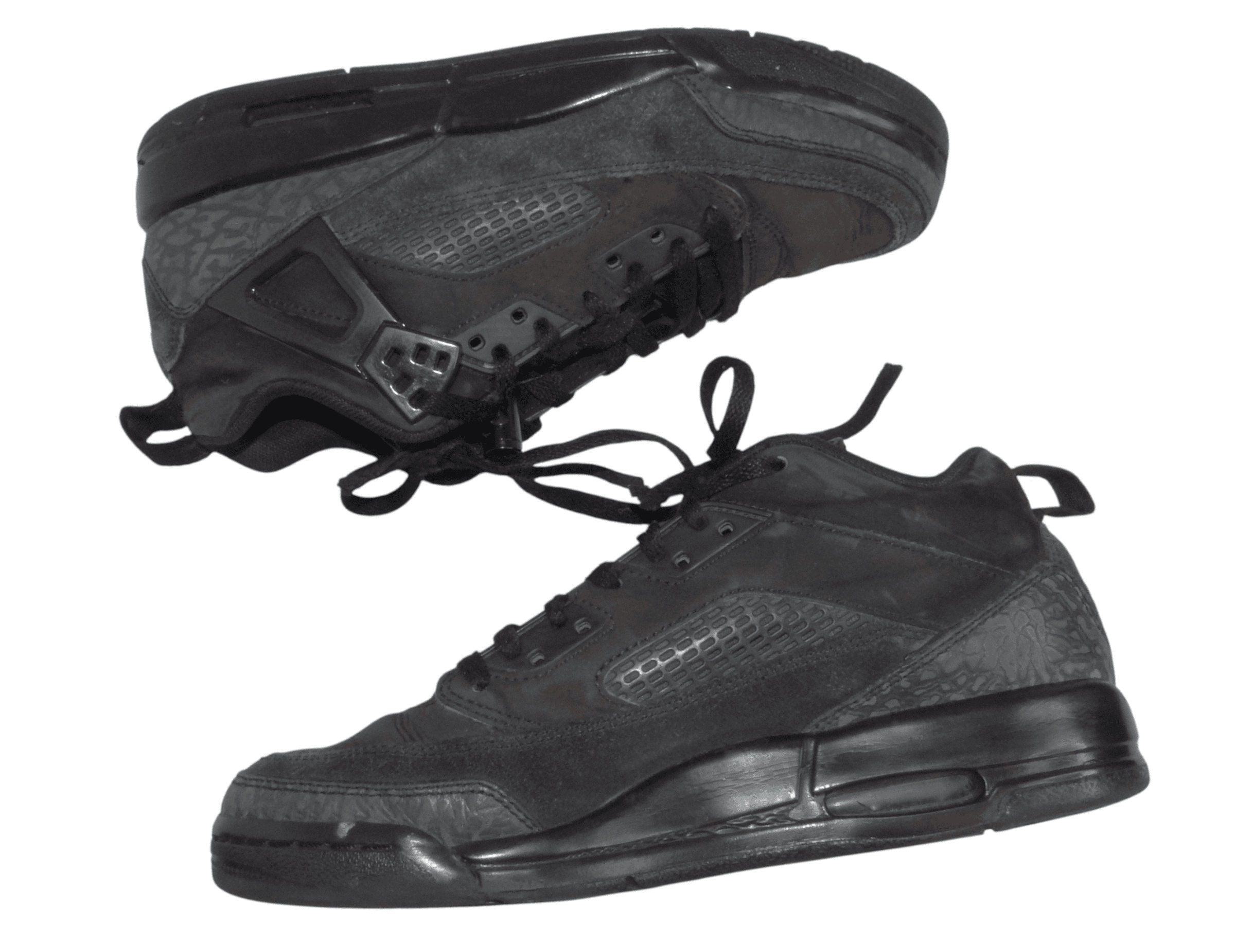 Jordan Spizike Low Anthracite Black Elephant Print FQ3950-001 Mens 7Y Shoes