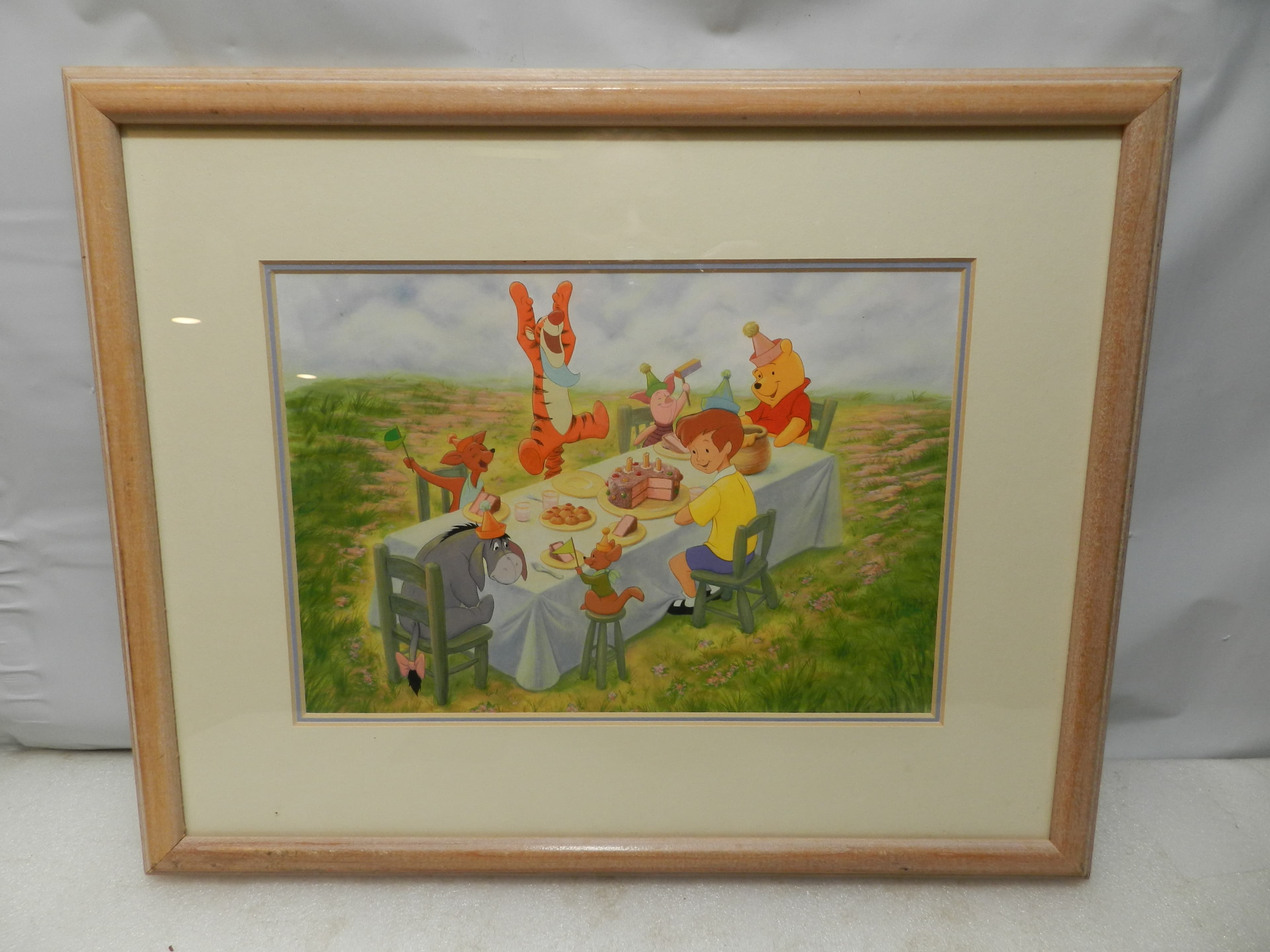 Disney Winnie The Pooh & Friends Framed Art Print Artist M.A.D. (O82S)
