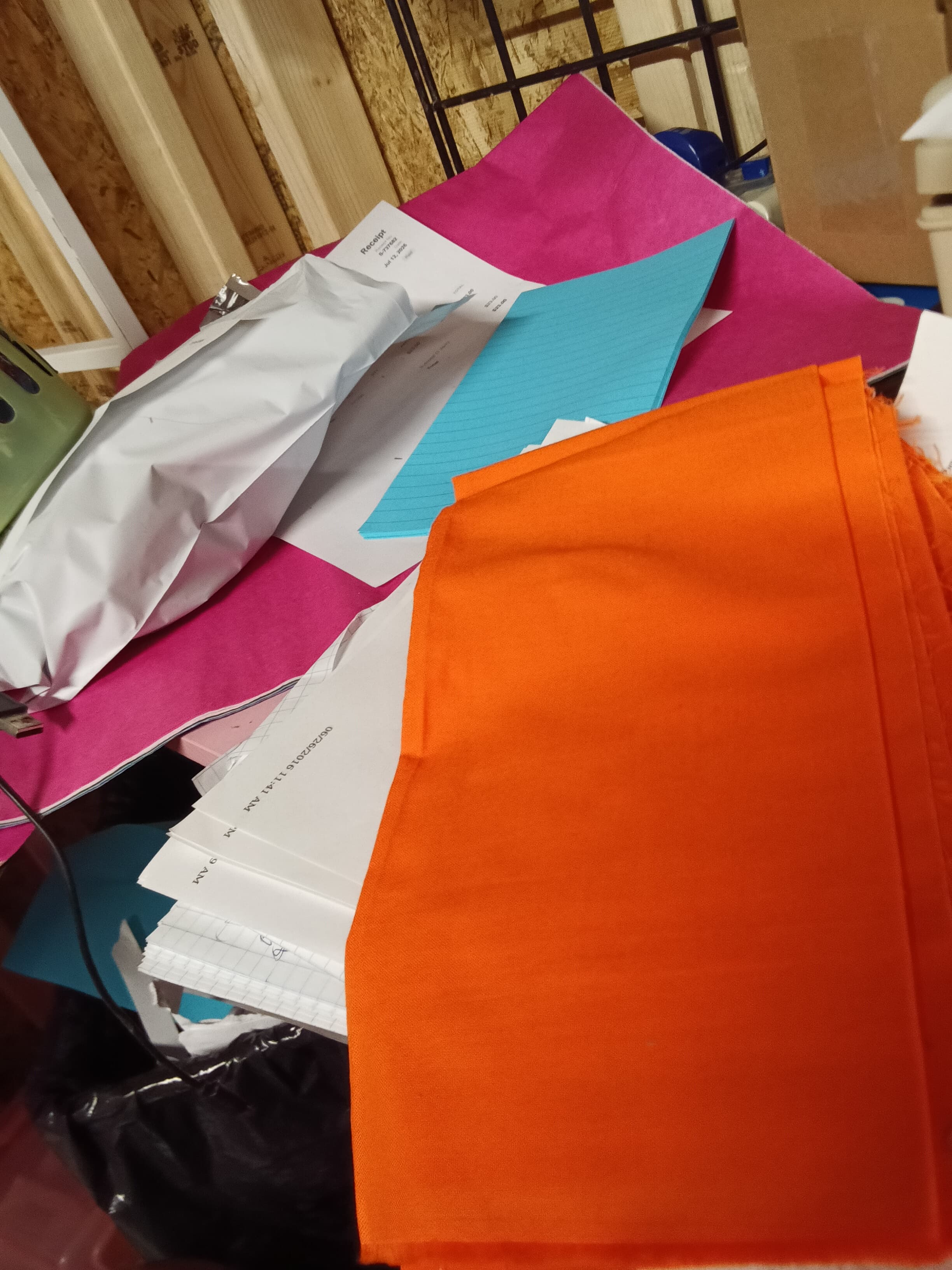 Orange Quilting Fabric Bundle