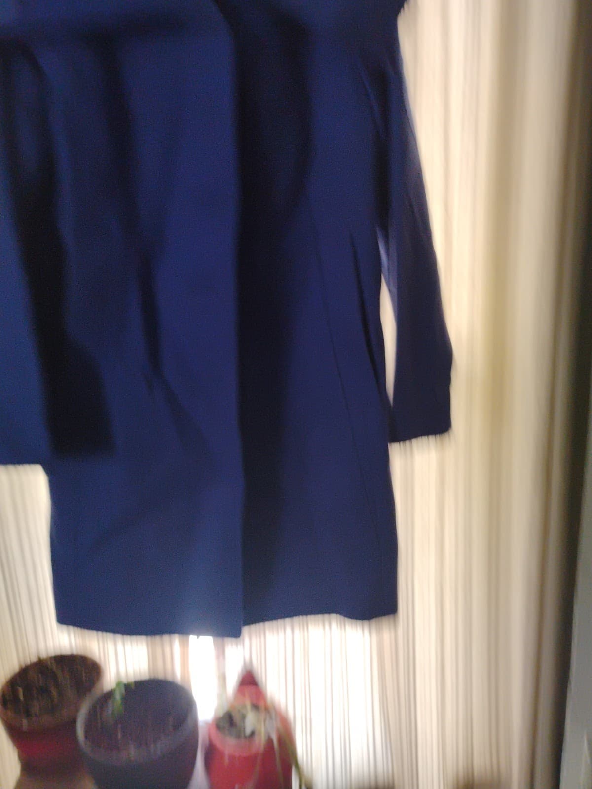 UNUSED New York & Company Blue Coat Woman's Size 10