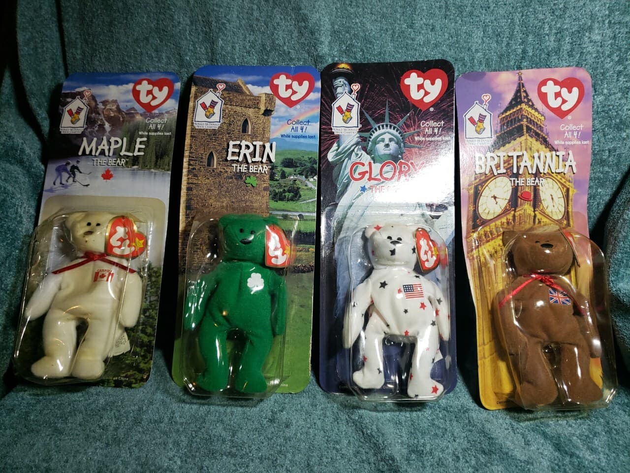 TY McDonald's Teenie Beanies Set (1999) With 1993 Tag And Multiple Box Errors