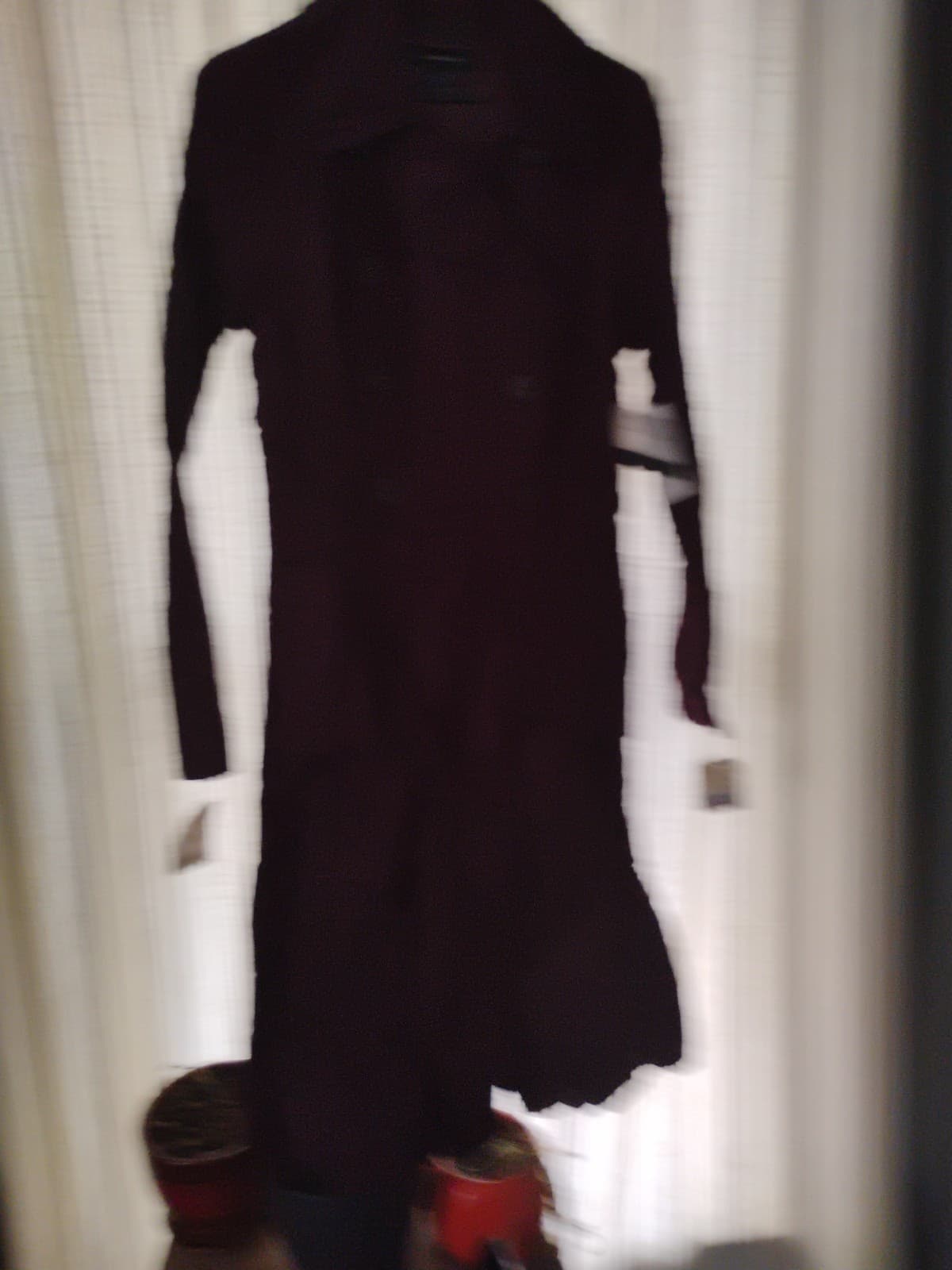 Calvin Klein Jeans Belted Button-Up Dark Red Jacket
