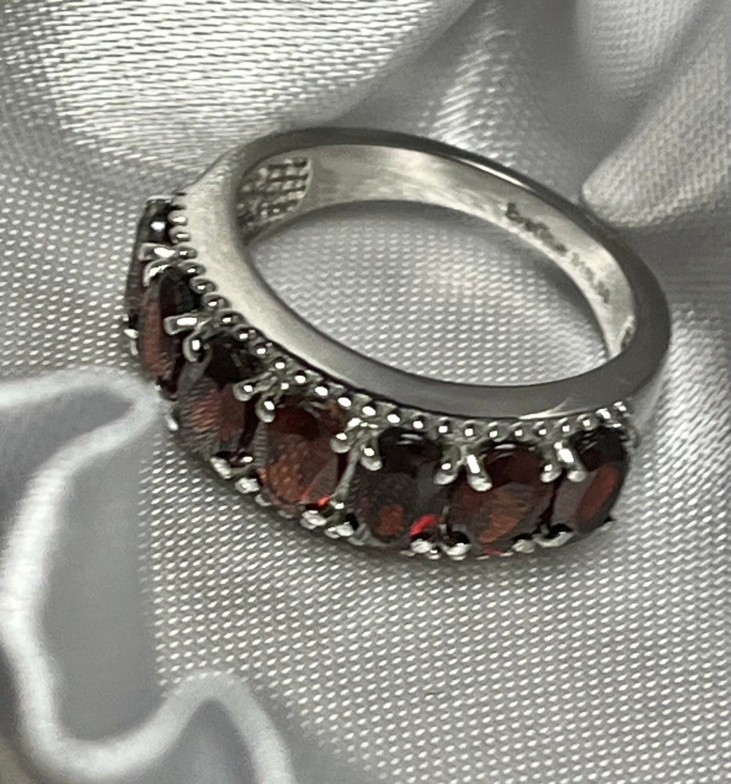 NWT, Garnet Gemstone Ring, size 8