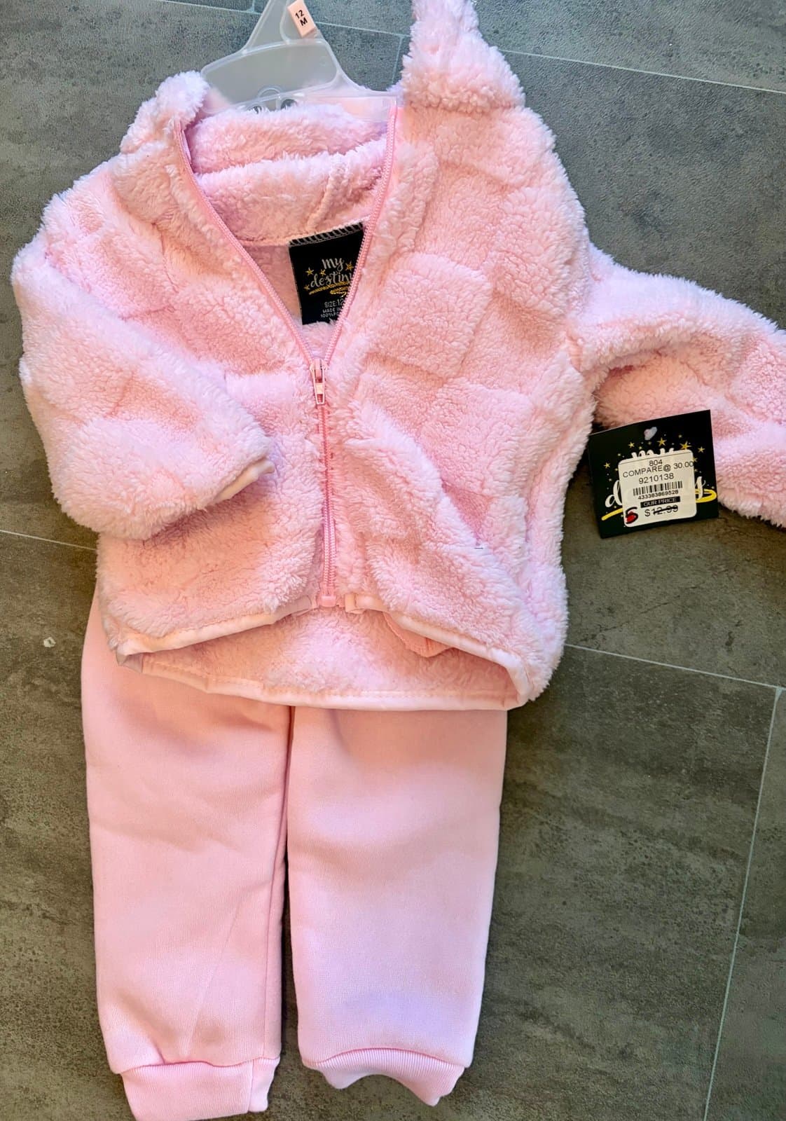 NWT, girls jacket pants set 12 months