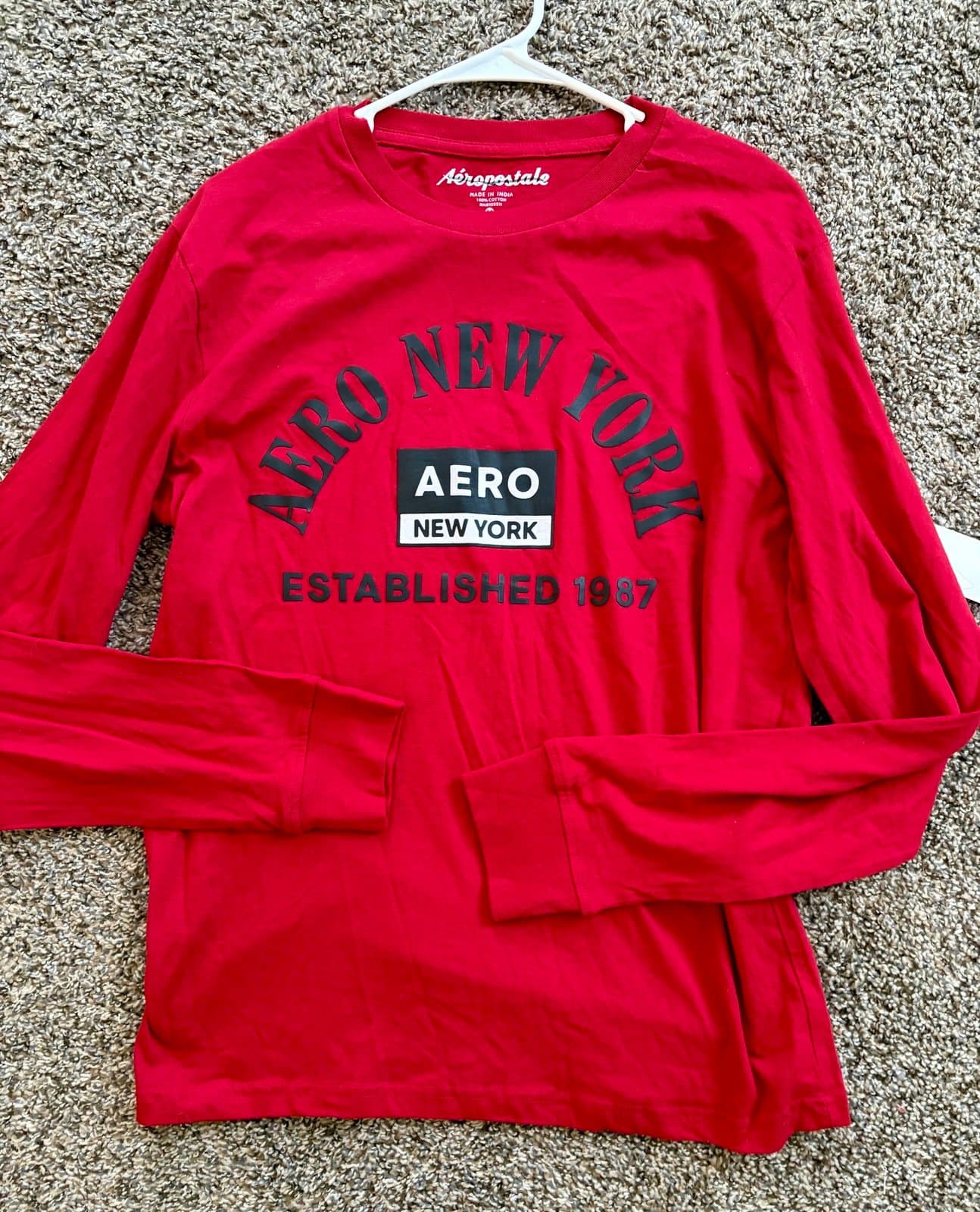 Men’s Aeropostale Long Sleeve Shirt, M