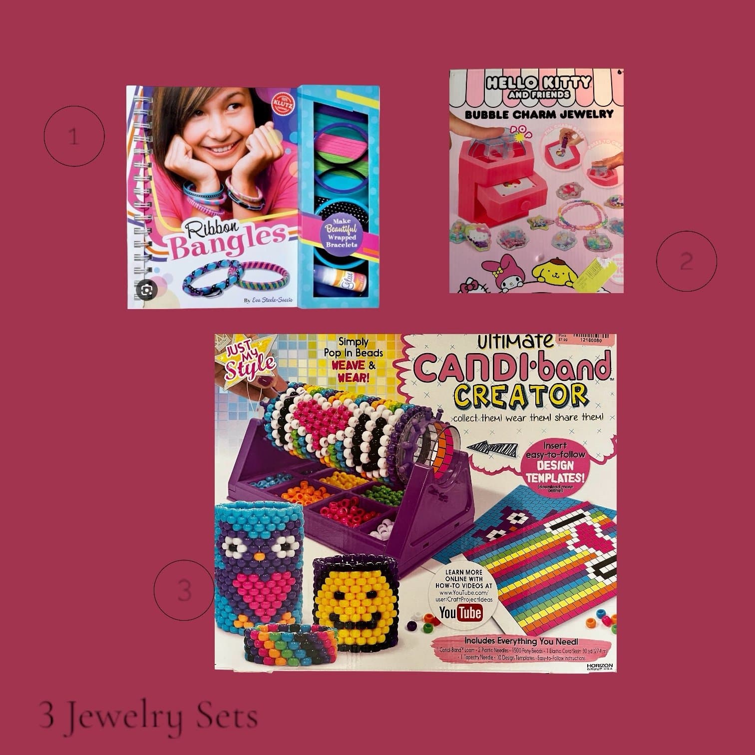 3 Jewelry Making Kits, All new in Box
