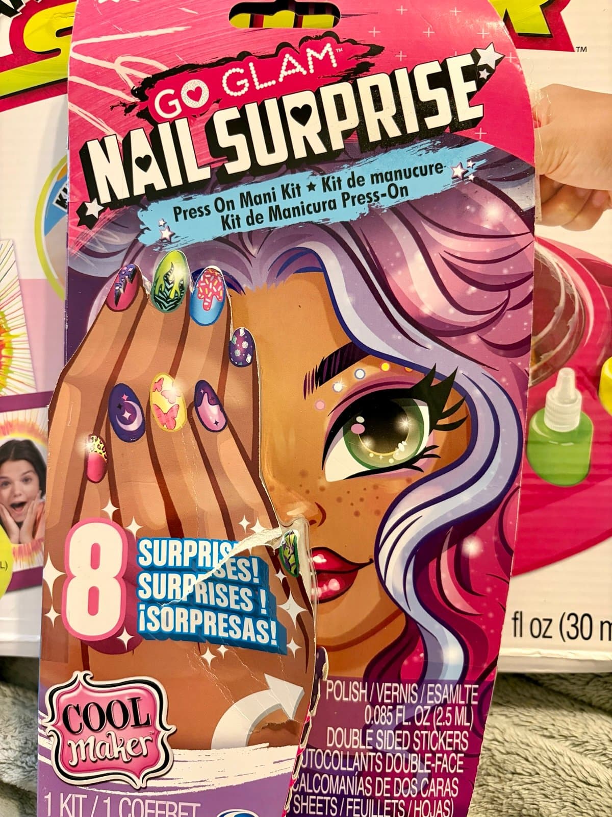 Girls Press on Manicure set new