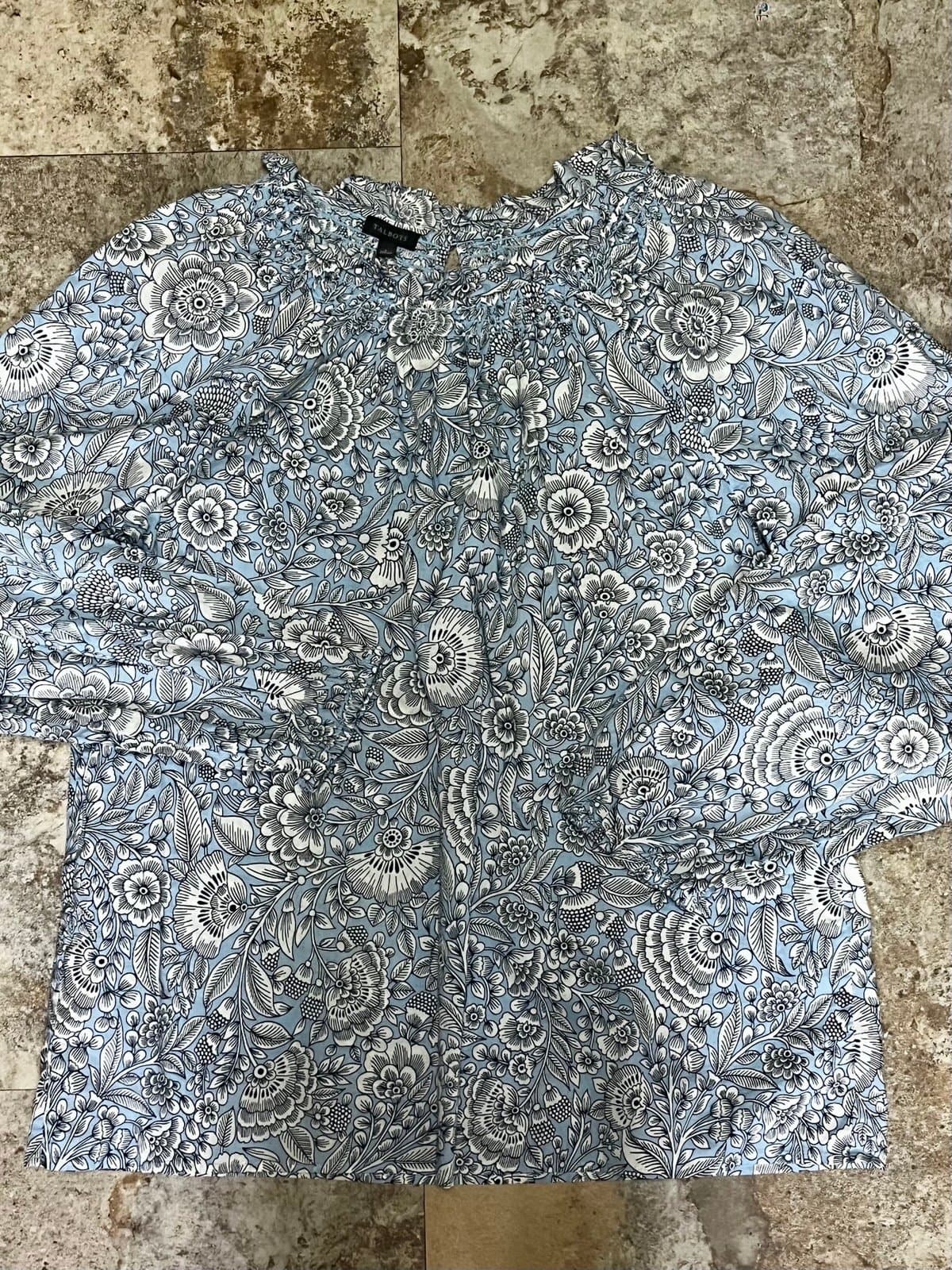 Talbots Floral Top, size LG