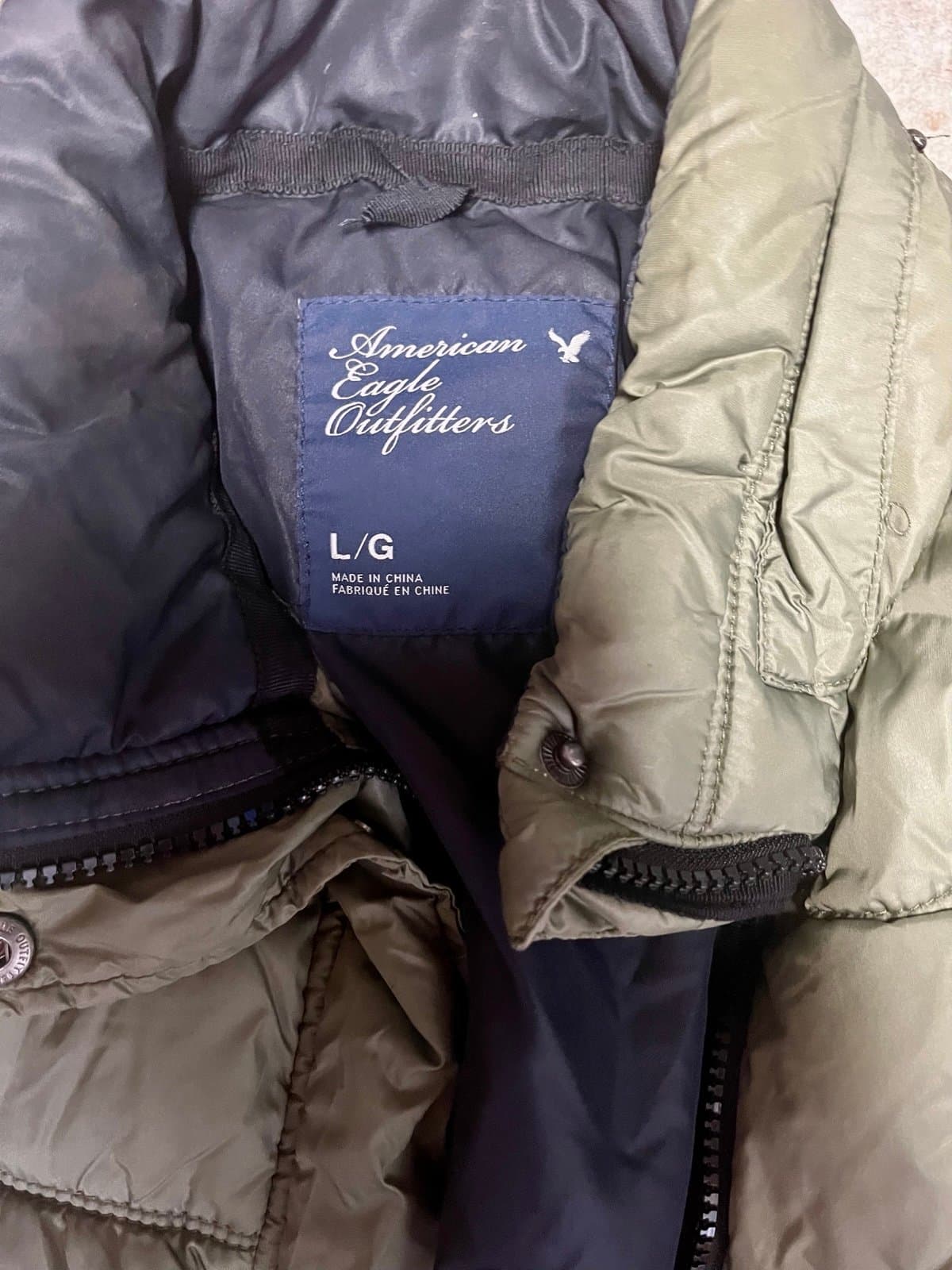 AE Winter Jacket, Lg.