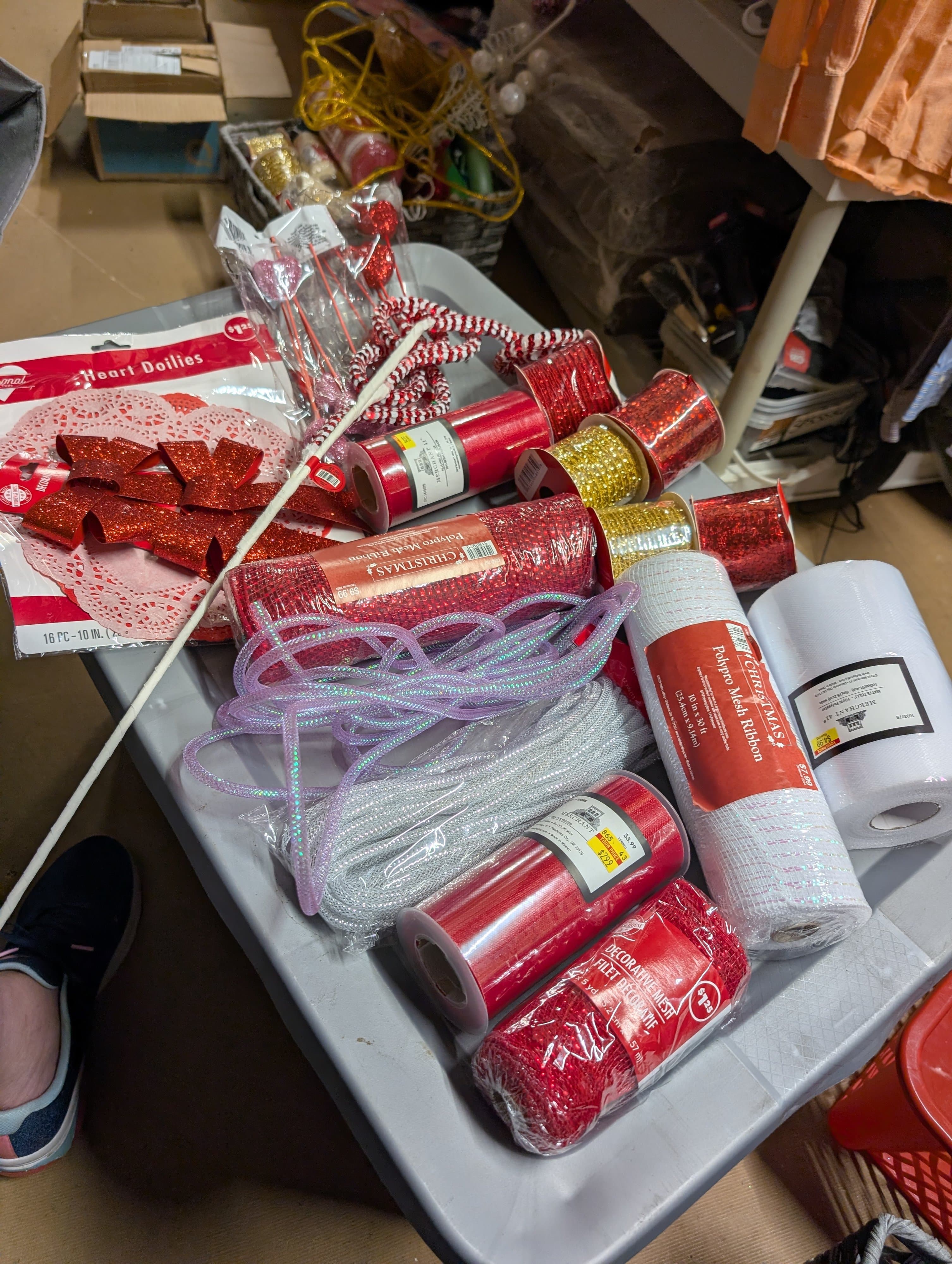 Valentine's craft lot