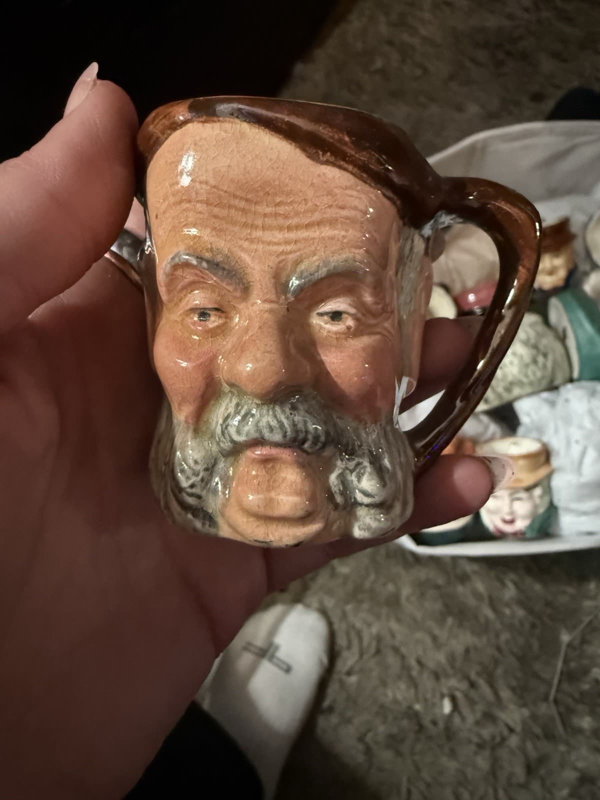 Vintage Lancaster And Sandland Falstaff Miniature character Toby Jug Mug