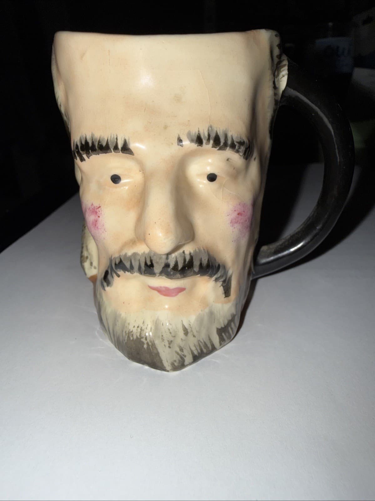 Vintage Giuseppe Verdi Toby Character Mug Hand Painted Face Mug