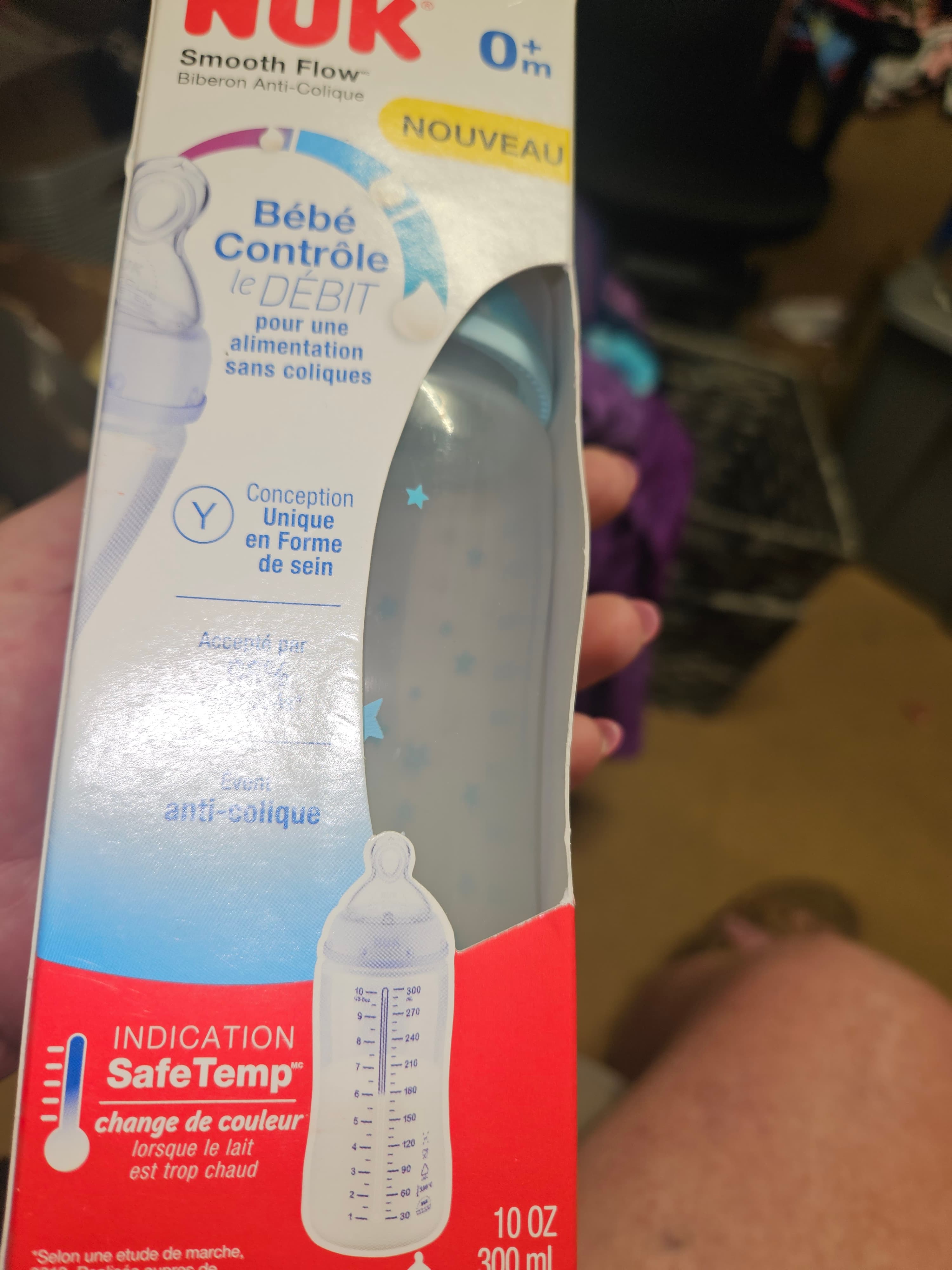 NUK Smooth Flow Anti-Colic Baby Bottle 10oz