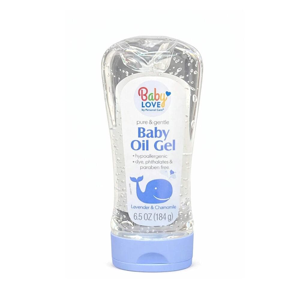 6.5 oz Baby Love Baby Oil Gel – Lavender & Chamomile