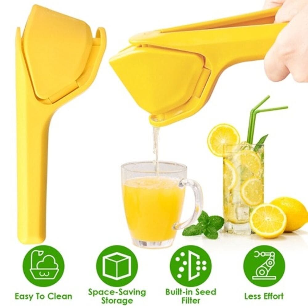NewHome Manual Lemon Squeezer Fold Flat Design Effortless Hand Lemon Juicer