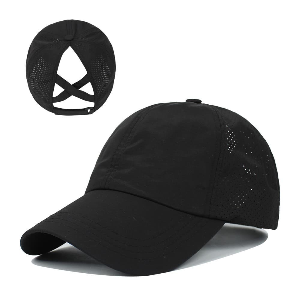 TOPTIE Criss Cross Ponytail Baseball Cap for women