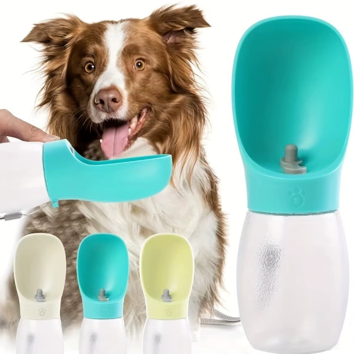 Dog Water Bottle Portable Pet Cats Travel Dispenser Proof Leak Outdoor Drinker