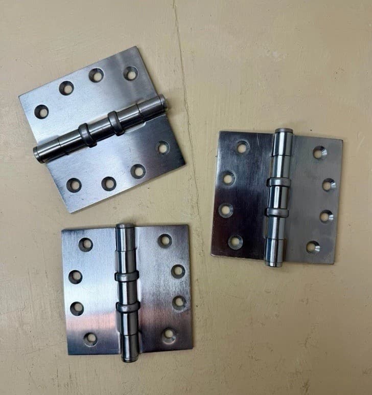 4x4 Steel Ball Bearing Door Hinges Set of 3 Heavy Duty Spartan Japan