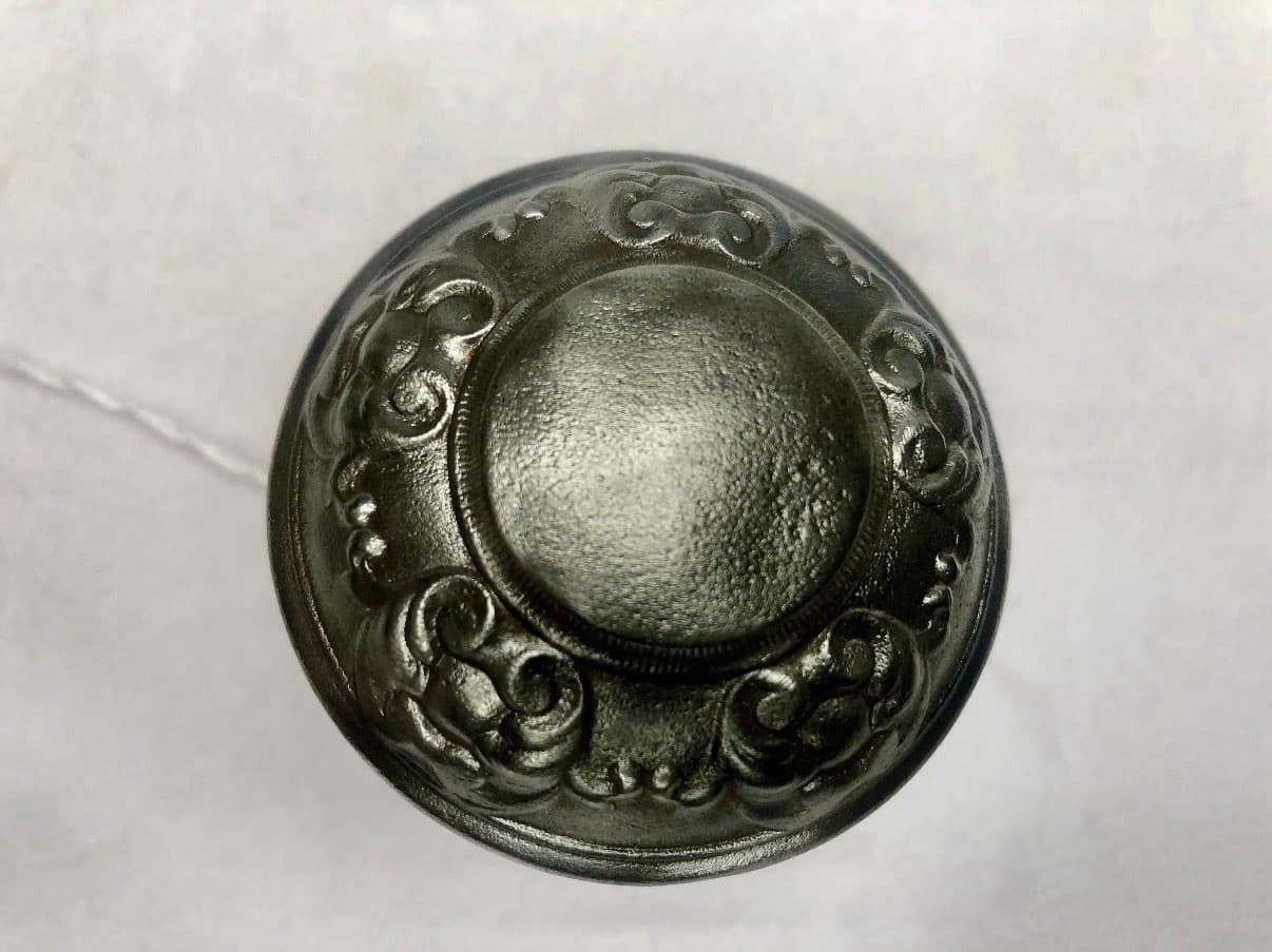 Single Yale & Towne "Nubian" Steel Door Knob