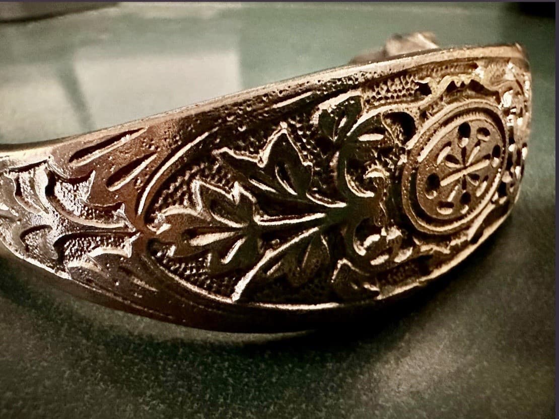 Antique Victorian Eastlake Solid Brass Dresser Drawer Pull Handle 5.5” Ornate