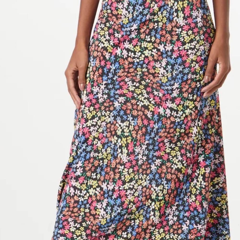 Nasty Gal Multicolor Floral Maxi Skirt
