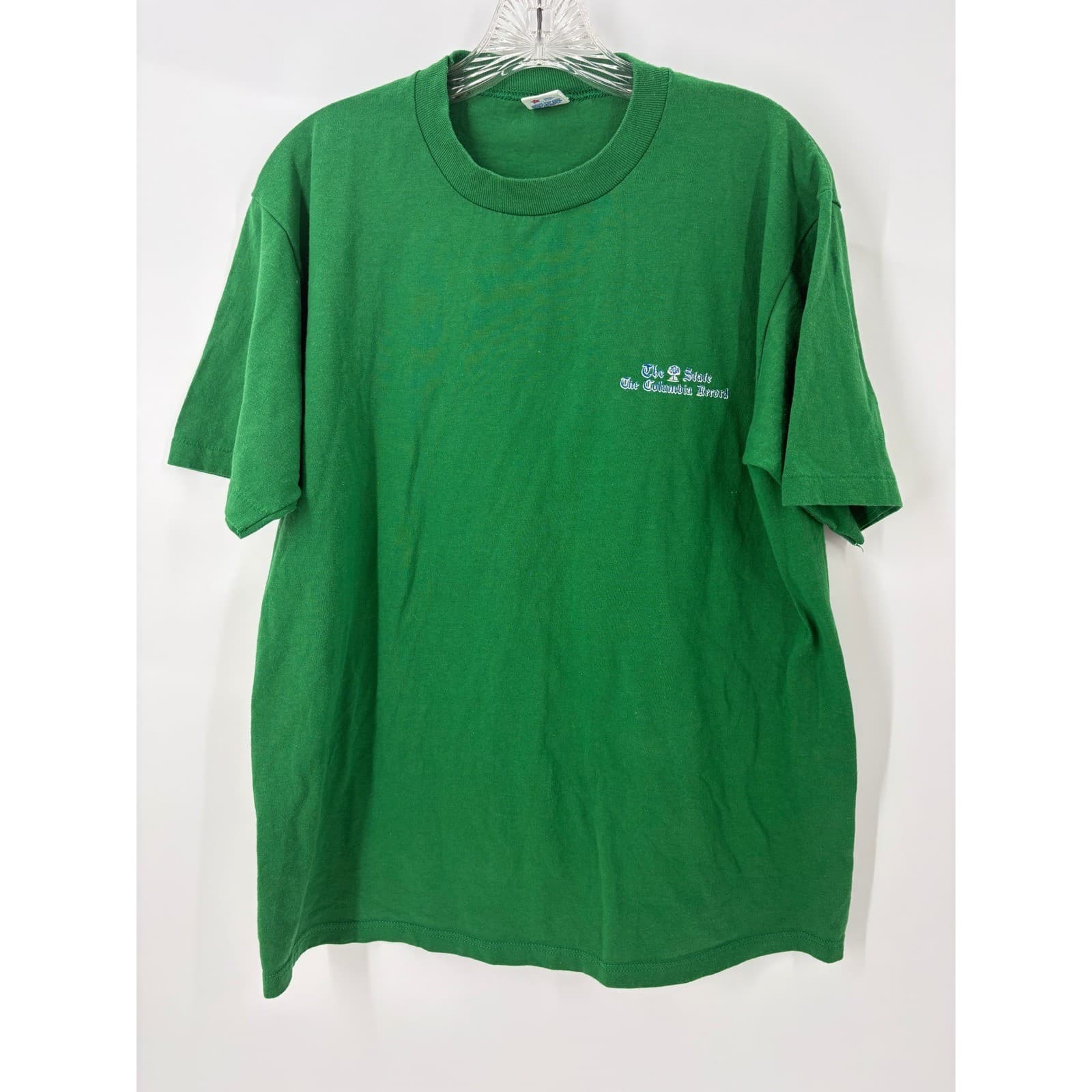 Jerzees By Russell Green The State The Columbia Record T Shirt Mens XL 46