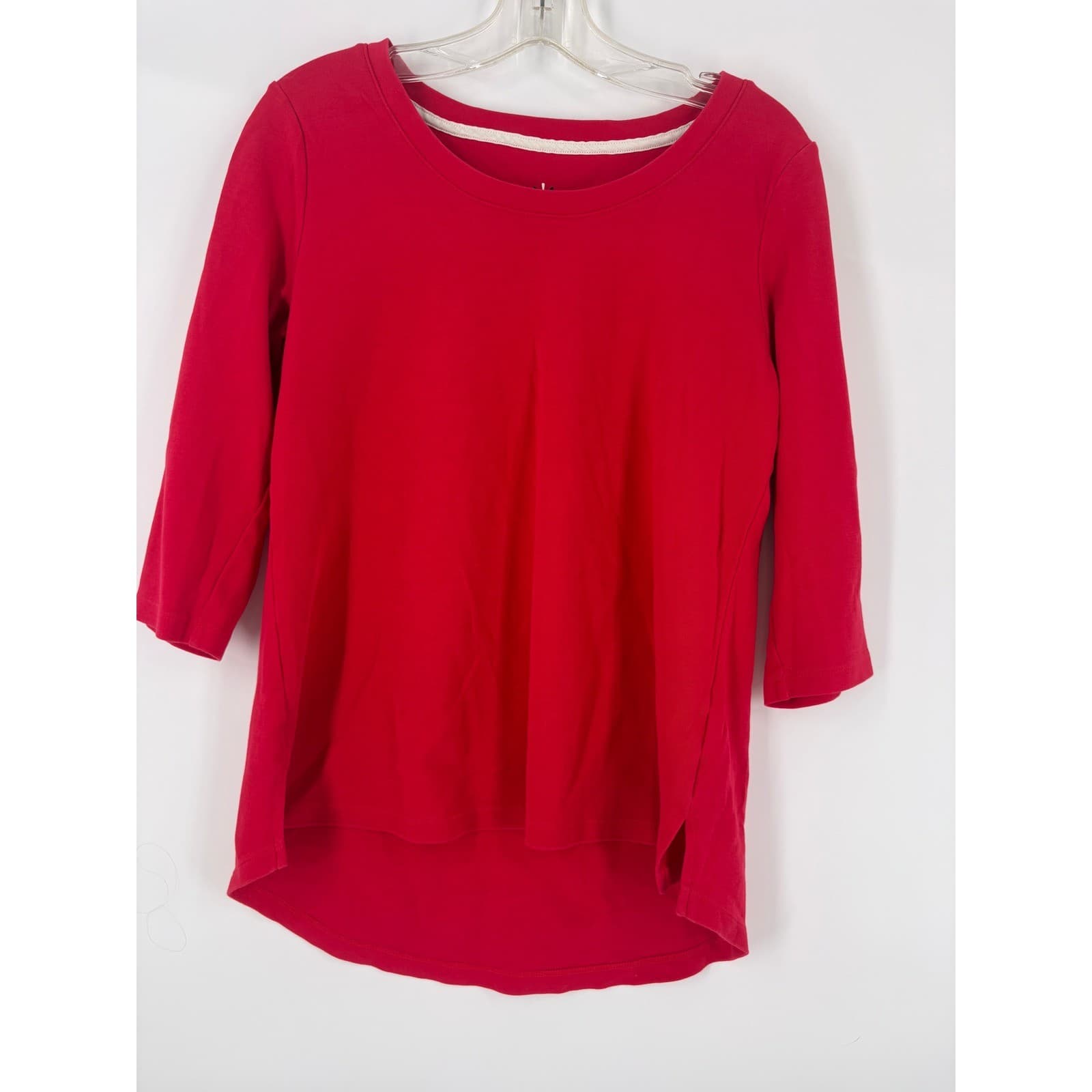 Athletic Works Red 3/4 Sleeve Top Athletic Leisure Shirt Women's Medium