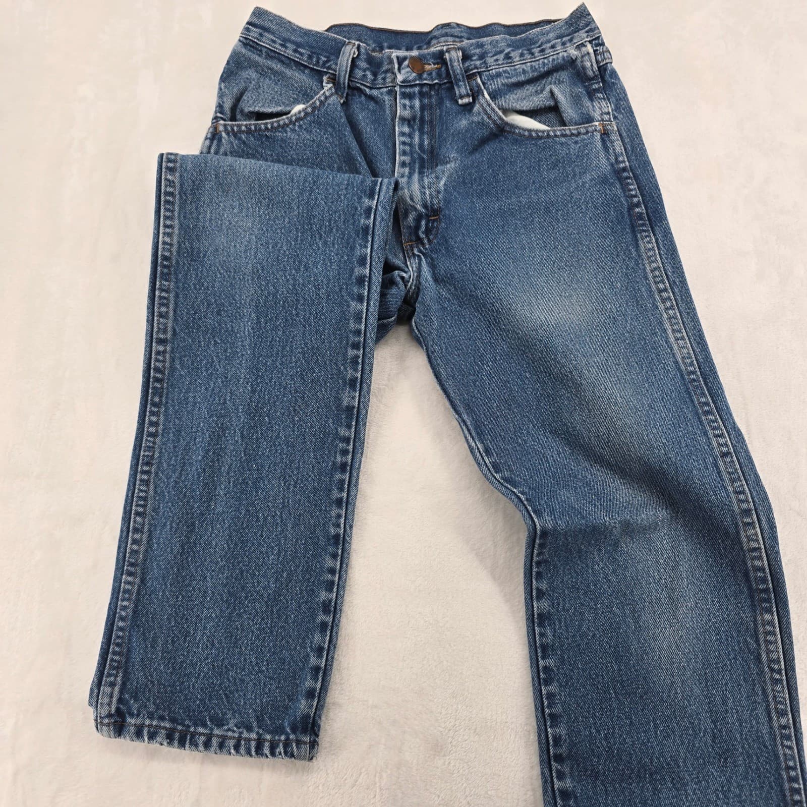 Rustler Jeans Mens 29x32 Straight Leg Blue Denim 100% Cotton 87619PW