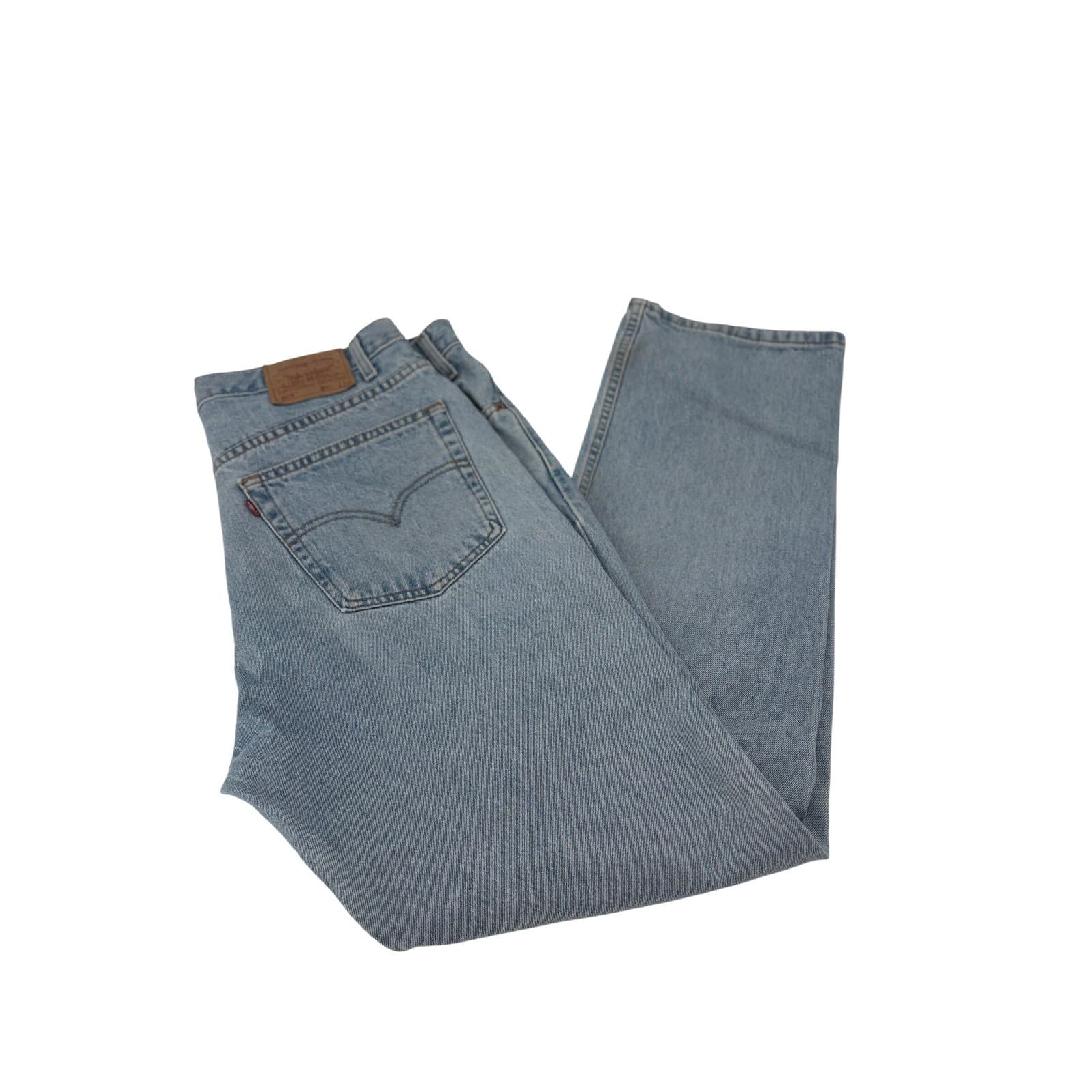Levi's 505 Mens 40 x 32 Regular Fit Straight Leg Jeans Light Wash Vintage Y2K