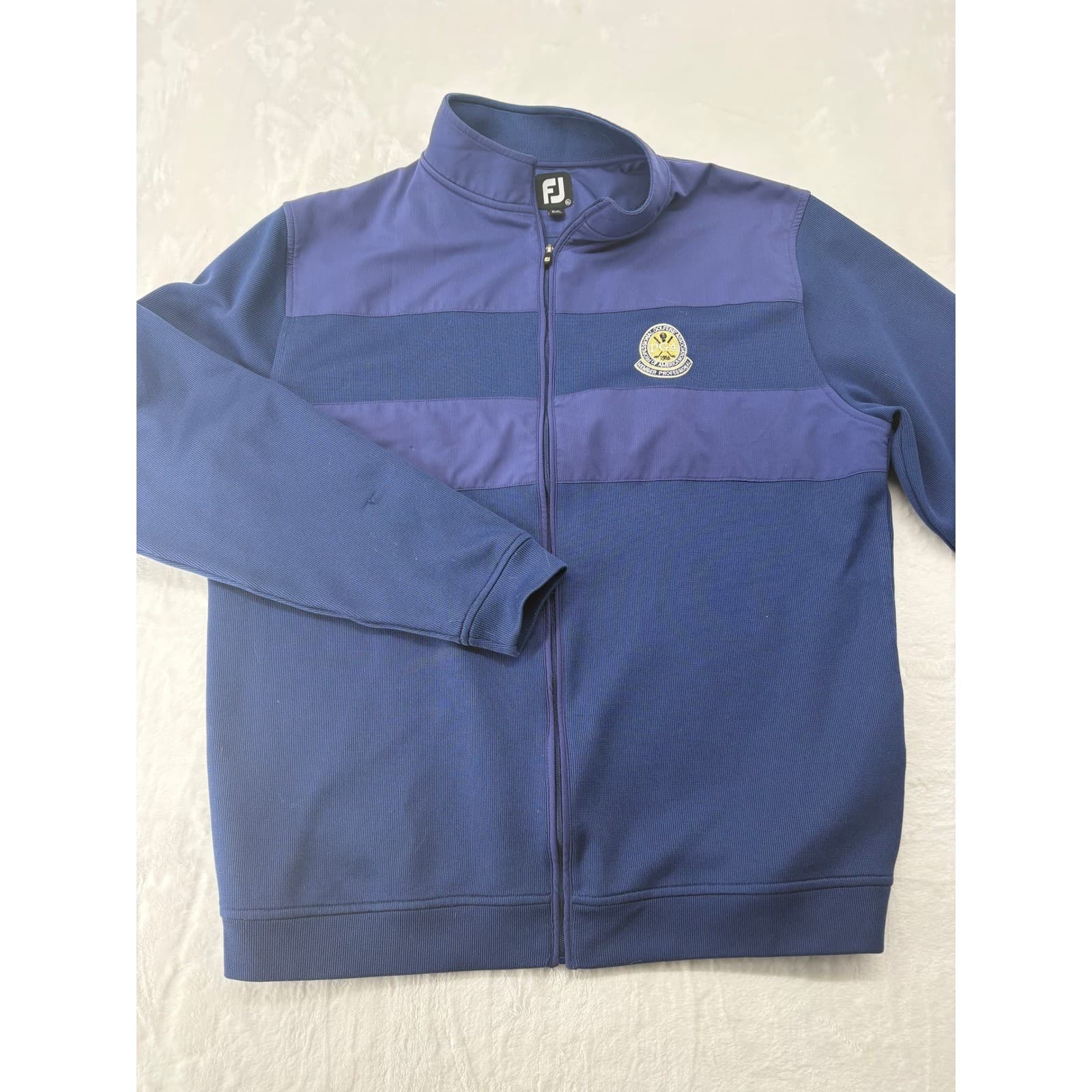 FootJoy Jacket Mens XL Full Zip Blue PGA Member Professional Golf Outerwear