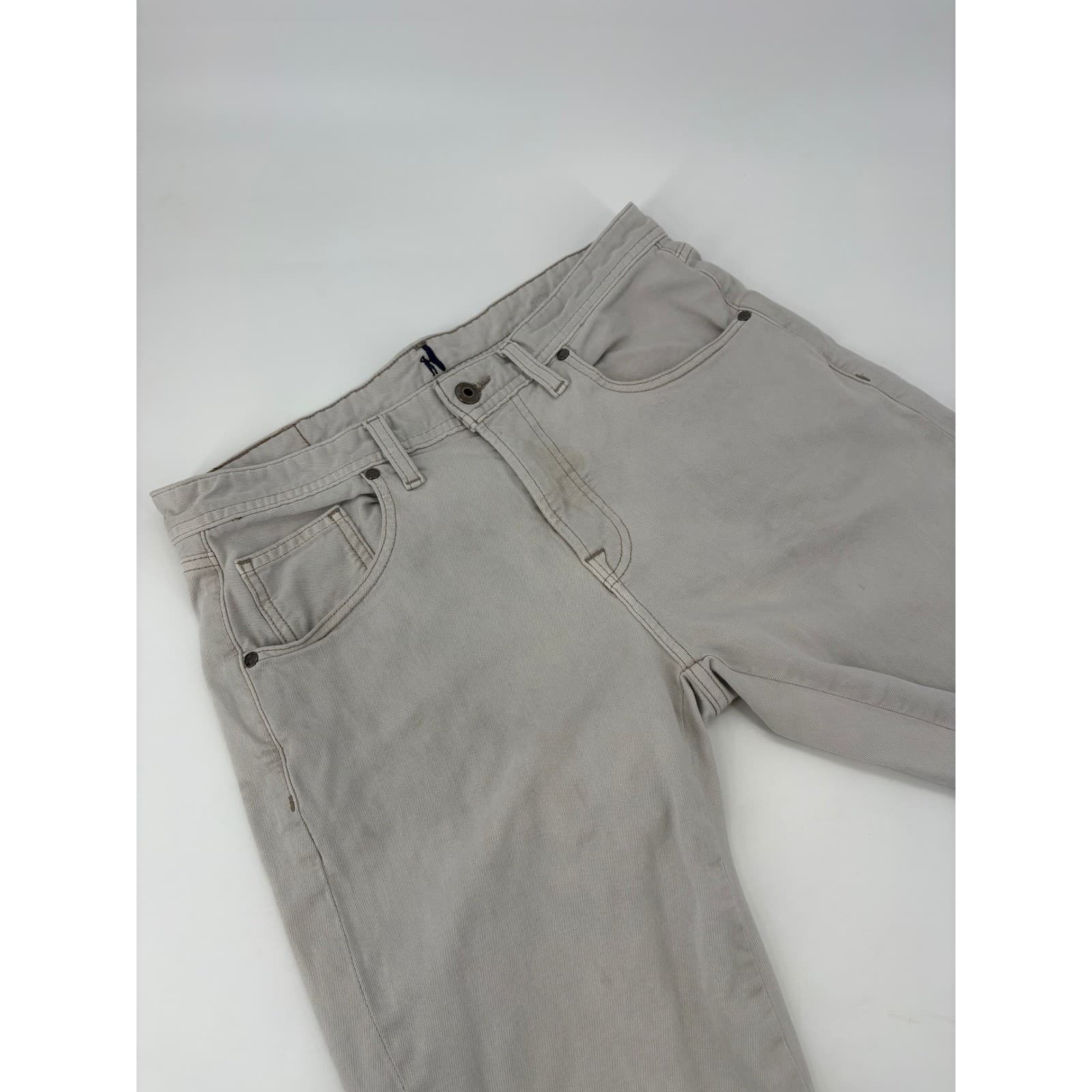 Johnnie-O Men's Light Gray Casual Relaxed Fit Chinos Pants Size 32x29