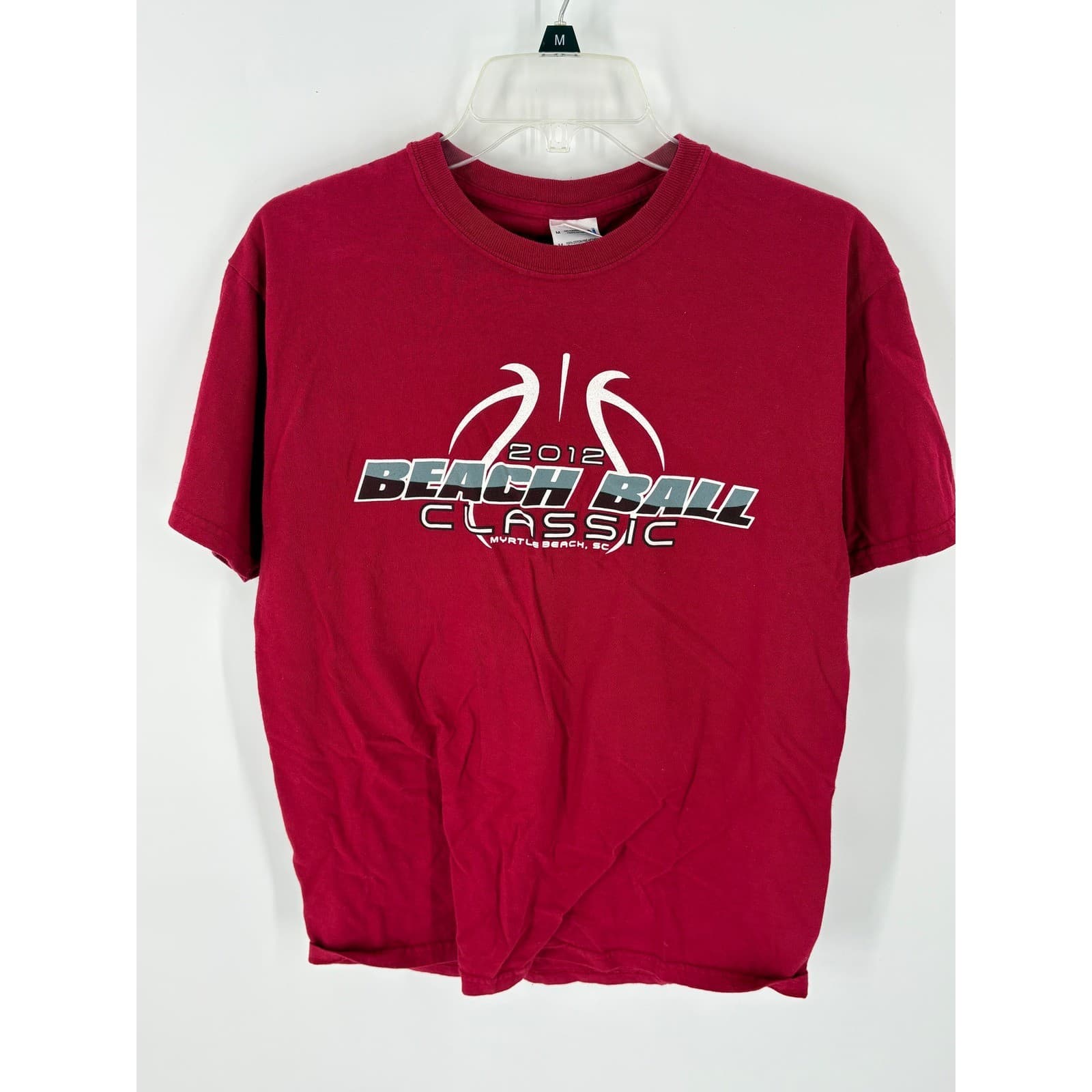 2012 Beach Ball Classic Basketball T Shirt Gildan Heavy Cotton Size Medium
