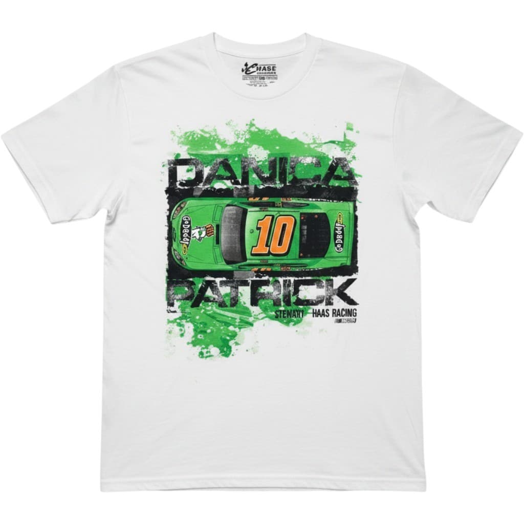 Chase Authentics T-Shirt Womens L Danica Patrick NASCAR Racing Graphic Large