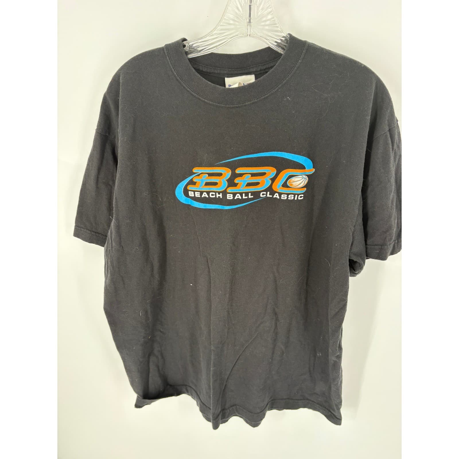 Reebok BBC Beach Ball Classic Black Graphic T-Shirt Men's Size L
