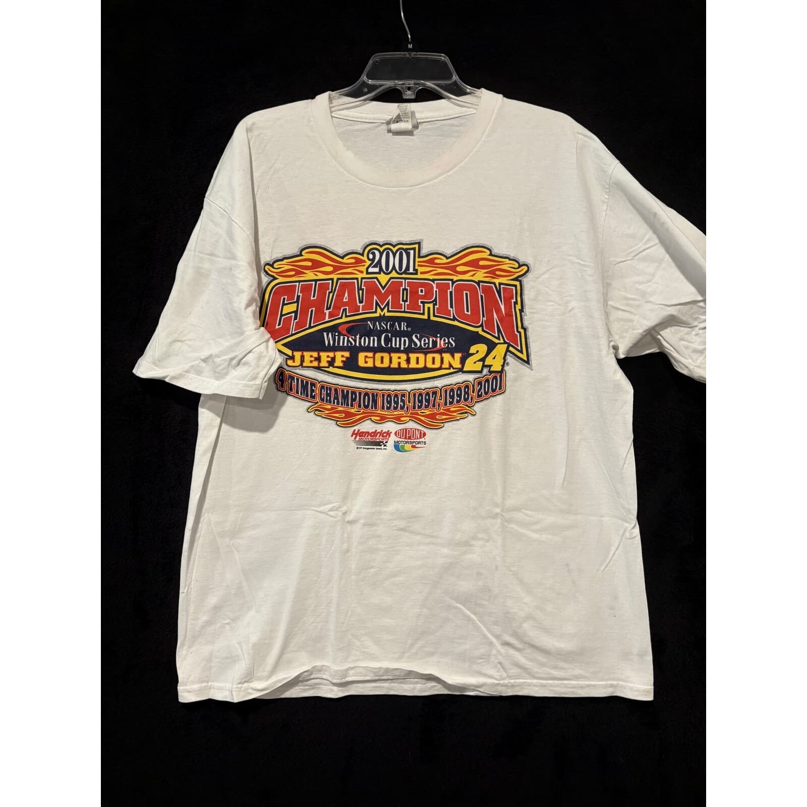 Chase Authentics Jeff Gordon NASCAR Champion Racing Tee Shirt XL Vintage 2001