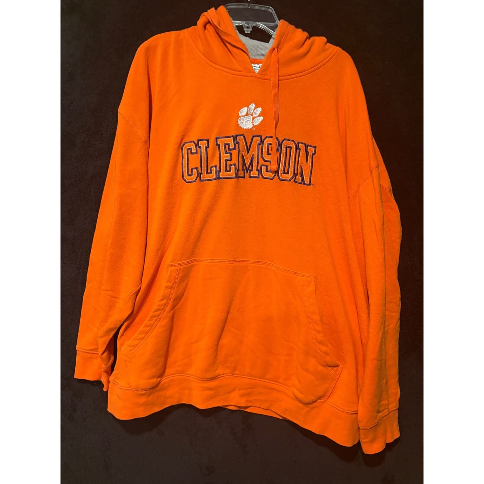 Champion Clemson Tigers Hoodie Pullover NCAA College Graphic 2XL