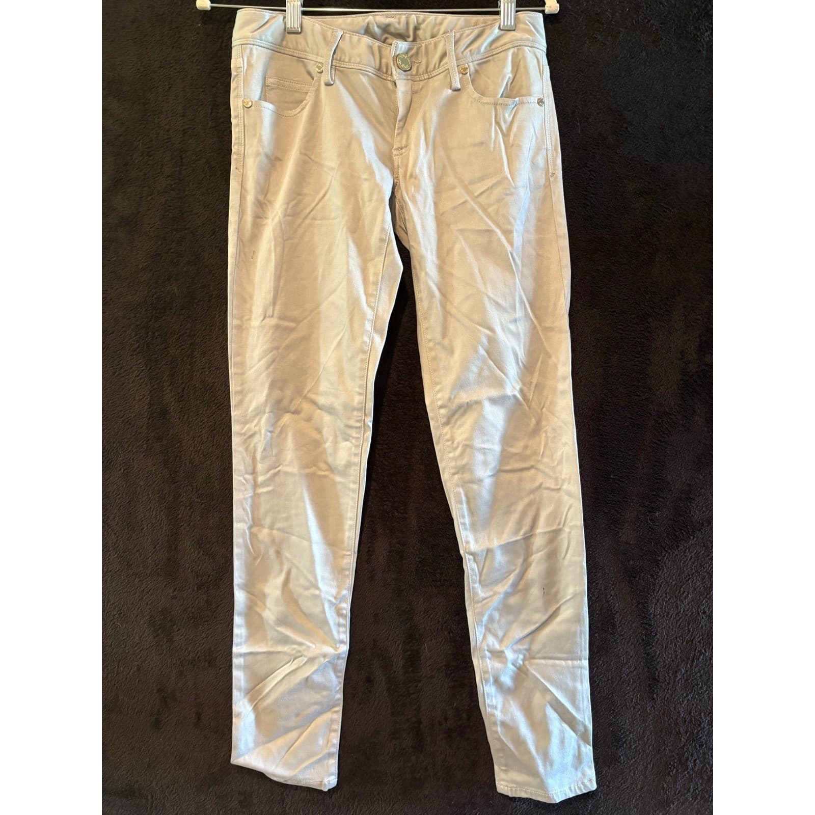 Lilly Pulitzer Worth Skinny Pants Neutral Tan Casual Trousers Size 0