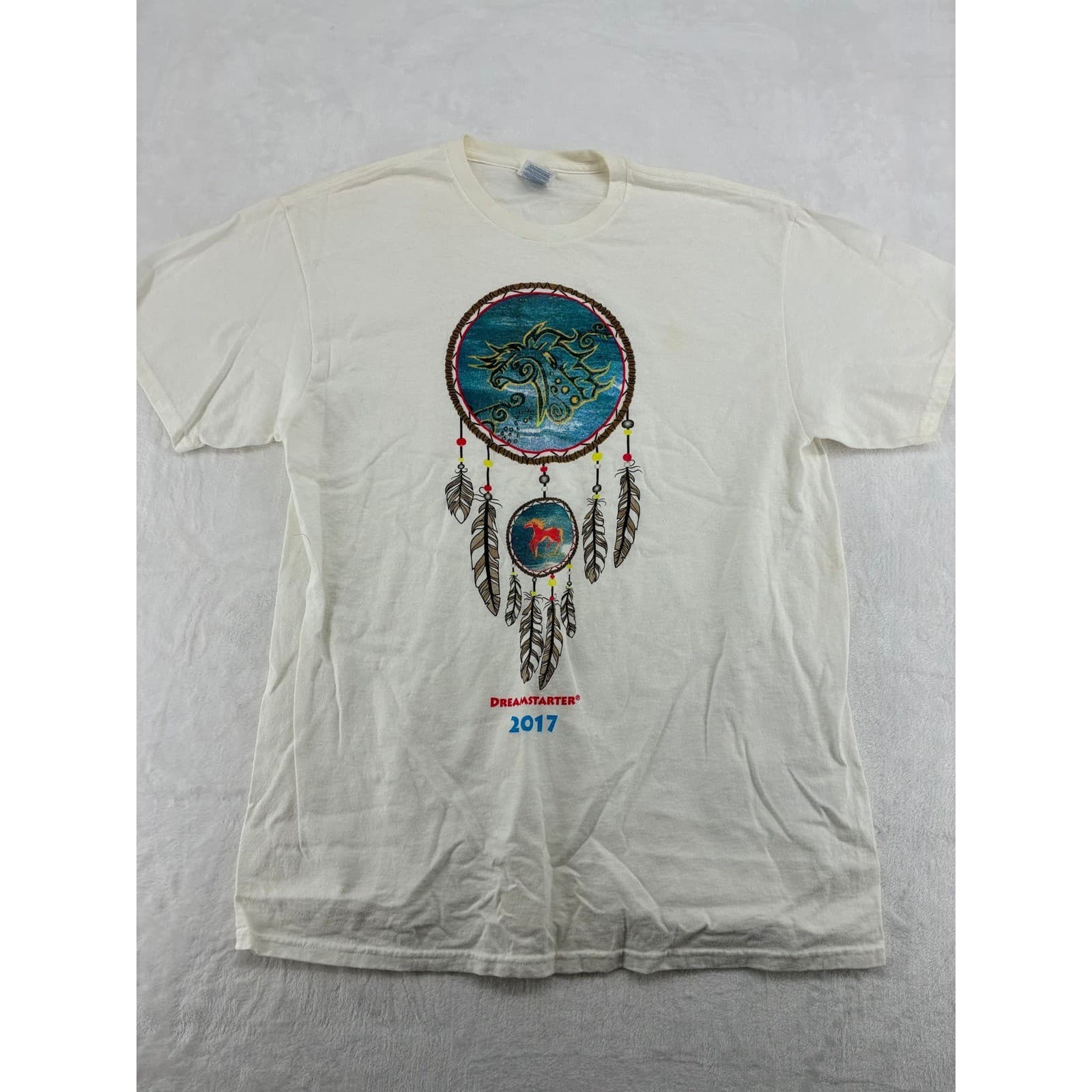 Delta Pro Weight T Shirt Womens Large T Shirt White Dreamstarter 2017 Graphic