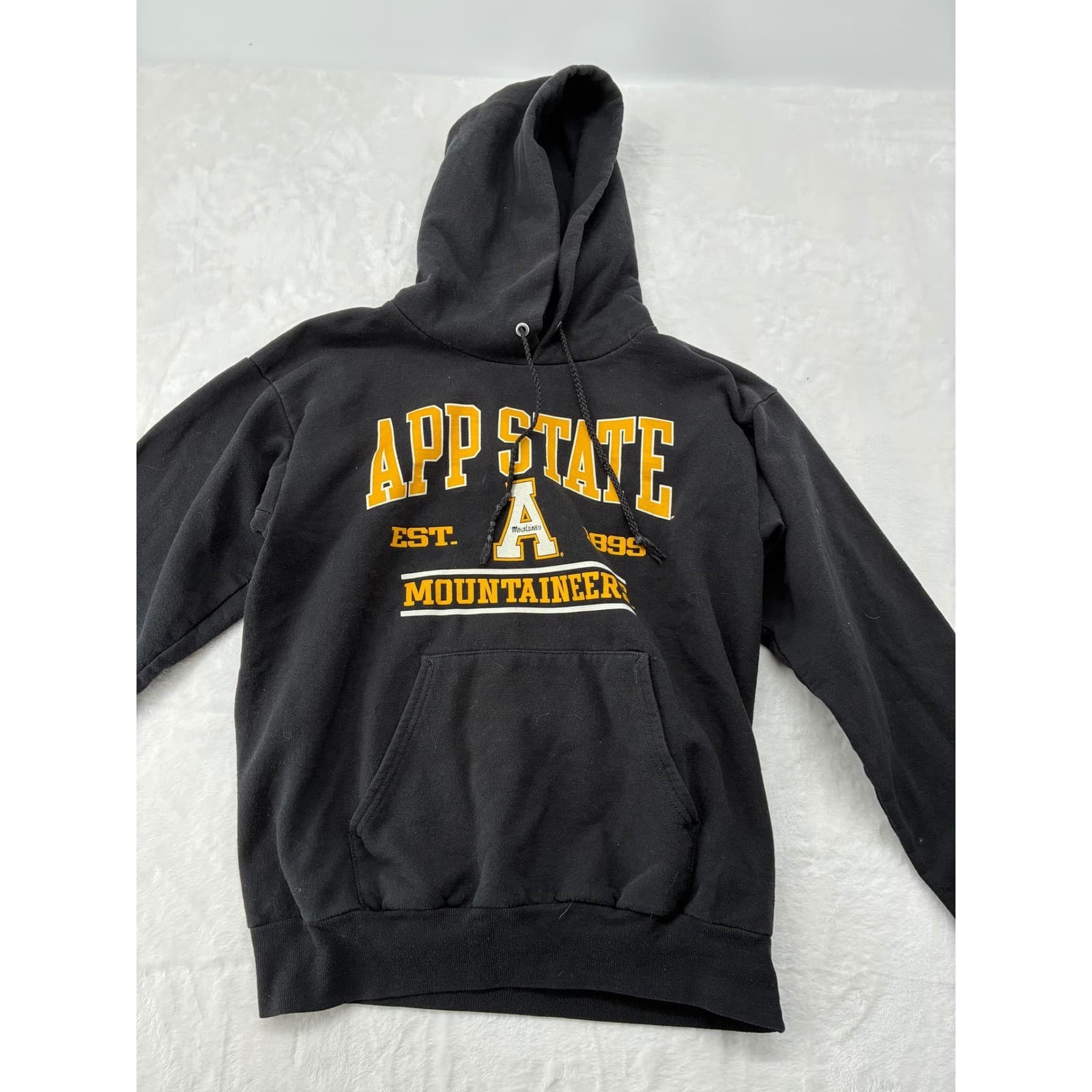 Russell Hoodie Womens S Hoodie Black App State Mountaineers College Pullover