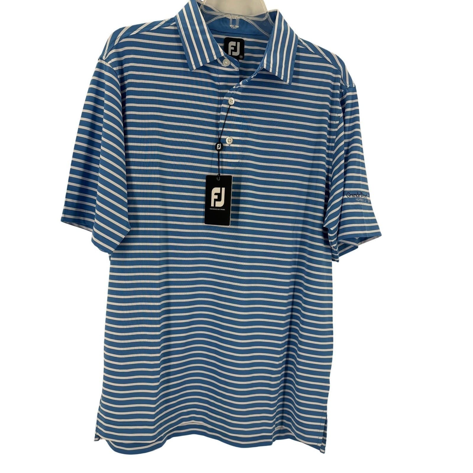 FootJoy FJ Performance Golf Polo Shirt Men's Medium Grande Dunes Members Club