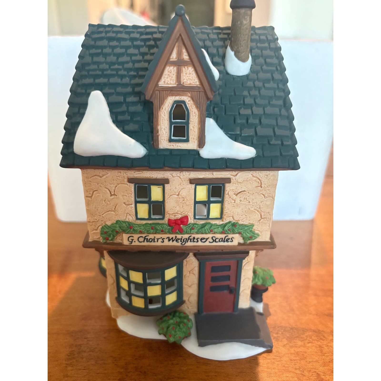 Dept 56 G. Choir's Weights & Scales Dickens Village Series 1997 Christmas House