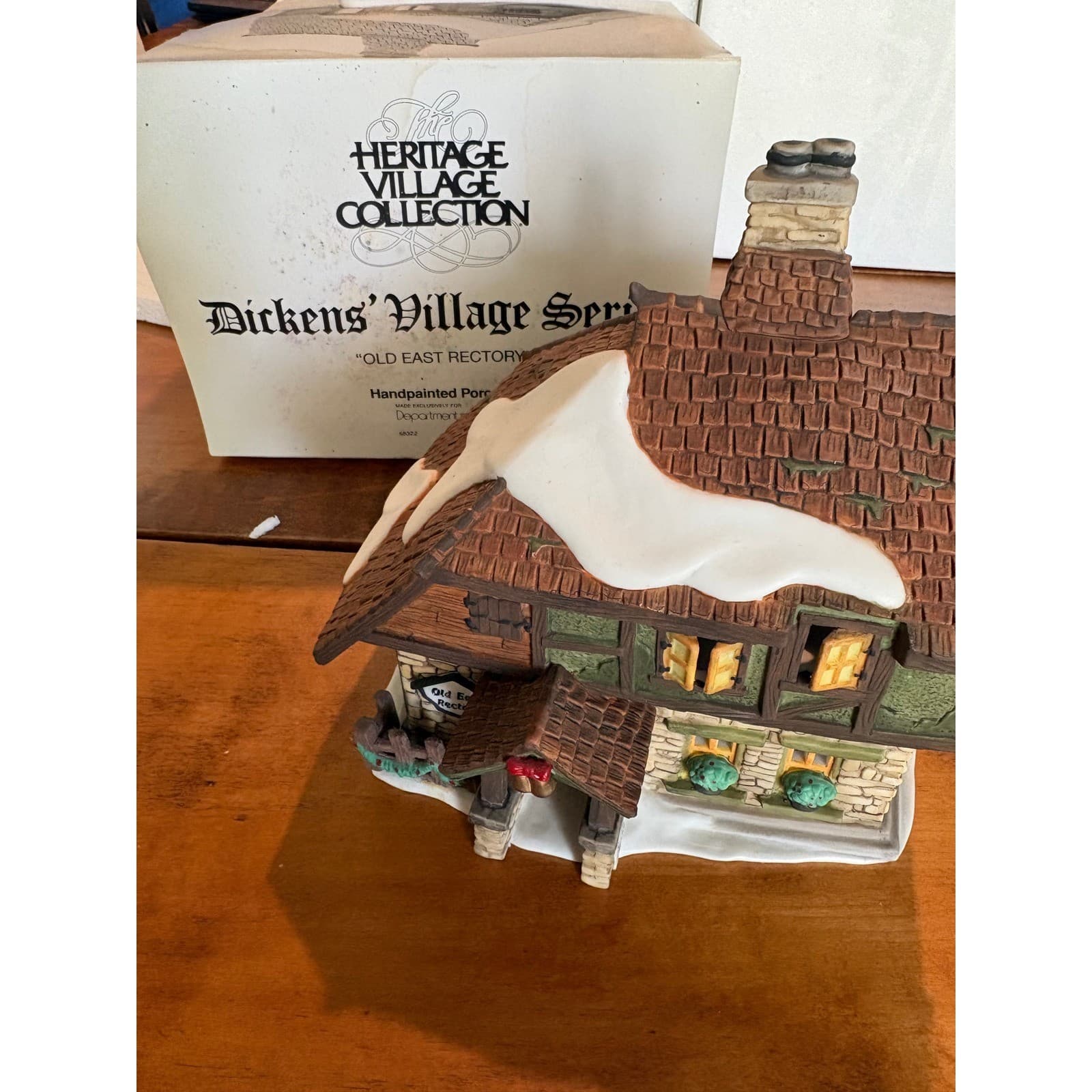 Department 56 Dickens Village Old East Rectory OS House Multicolor Porcelain