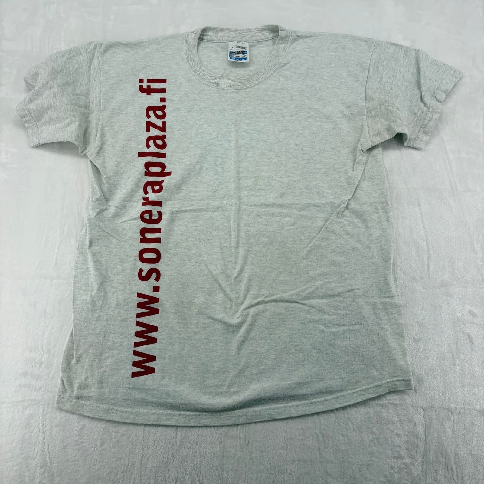 Screen Stars T-Shirt Mens L Tee Gray Soneraplaza.fi Graphic Cotton Blend Vintage