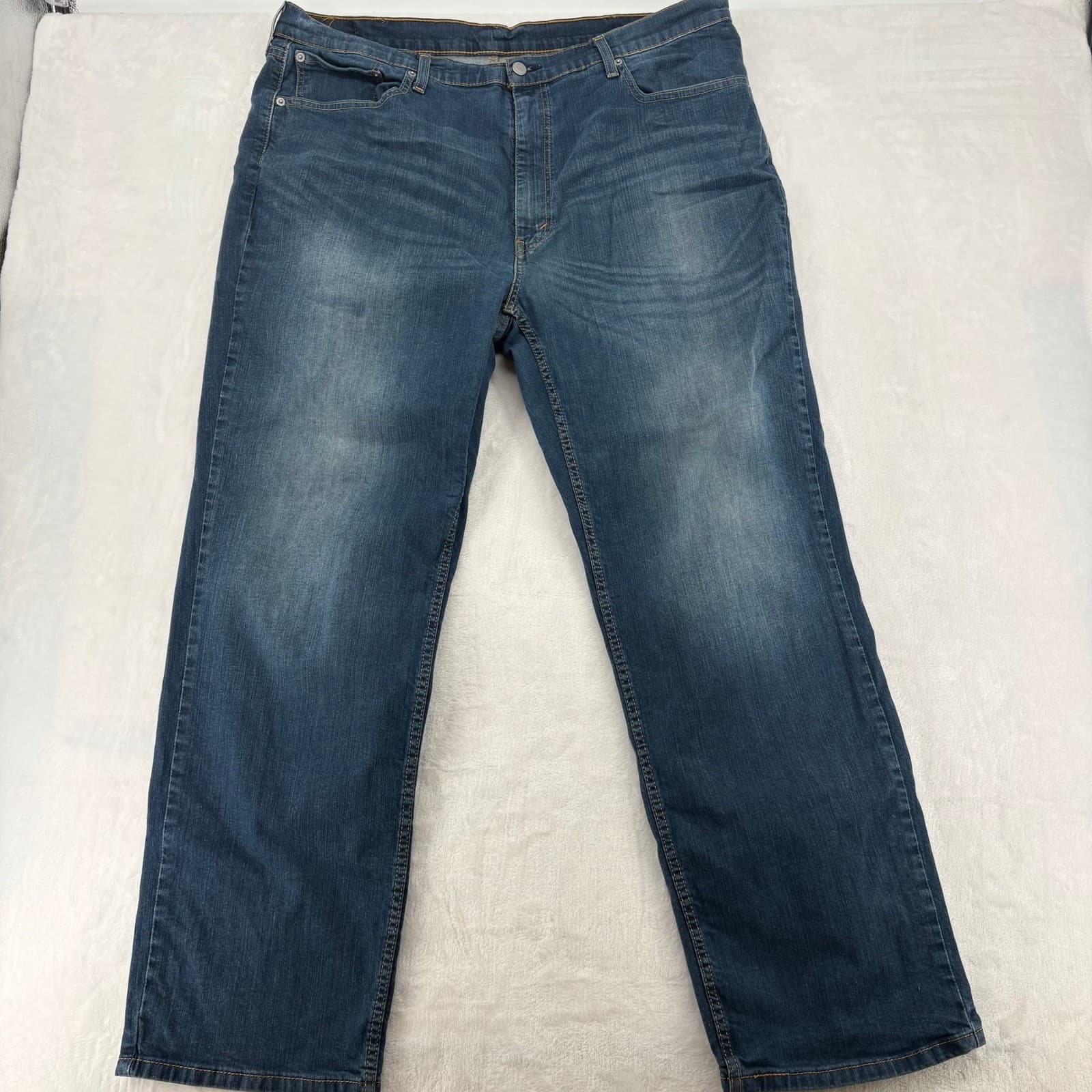 Levi's 559 Jeans Mens 42x32 Relaxed Straight Blue Denim Pants