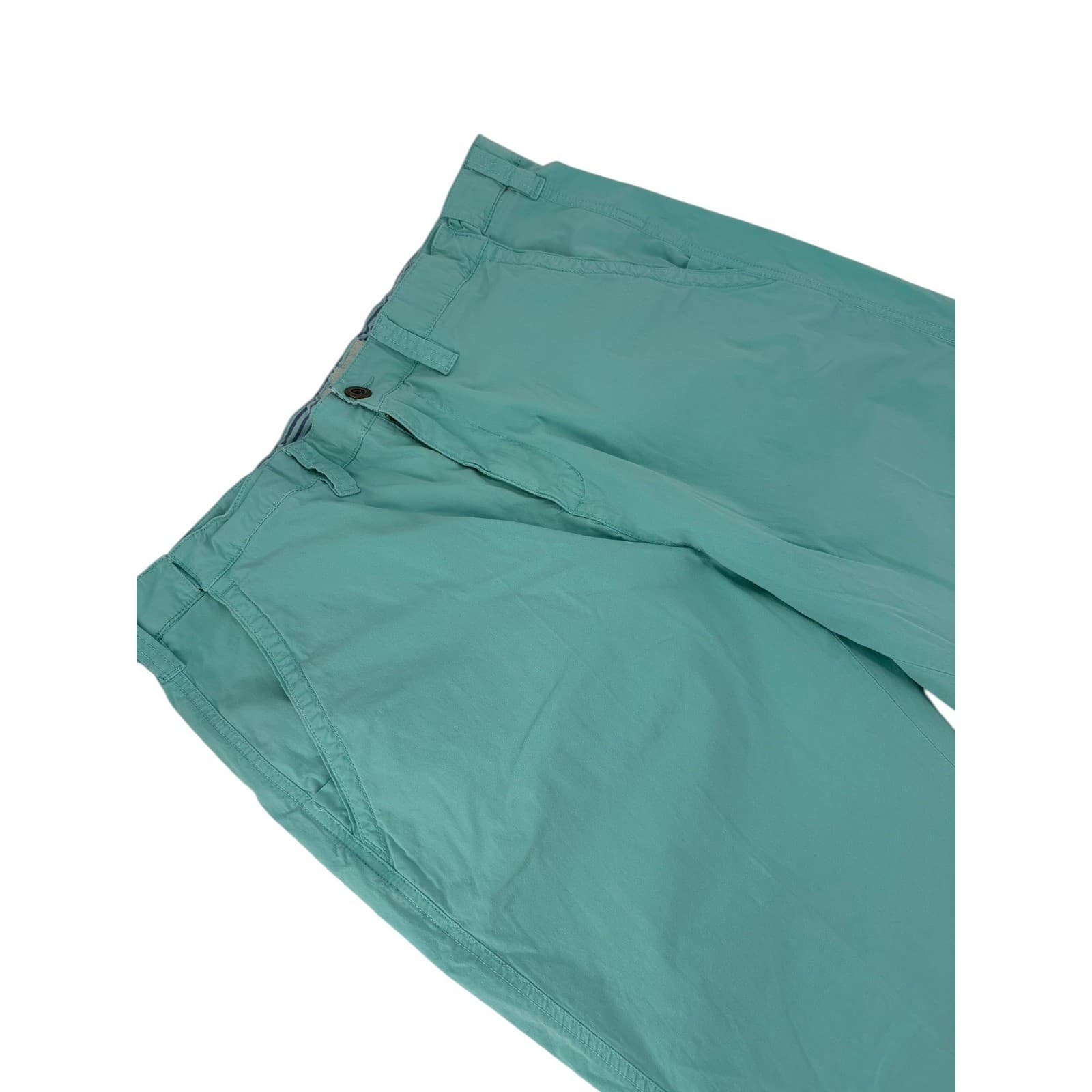 The Territory Ahead Chino Pants Mens 37x30 Chino Teal Straight Leg 6031