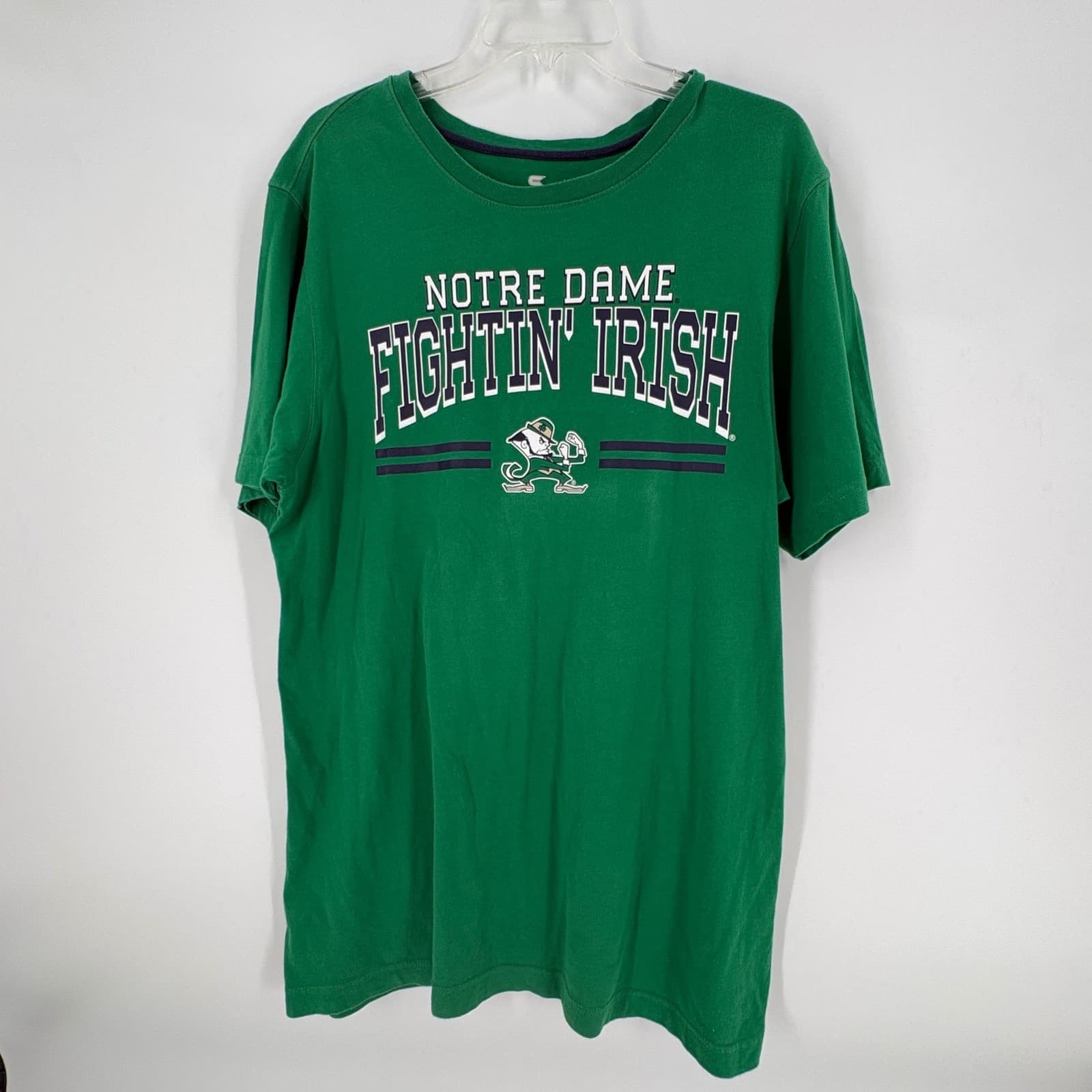Notre Dame Fighting Irish Colosseum Mens Green T-Shirt L University NCAA