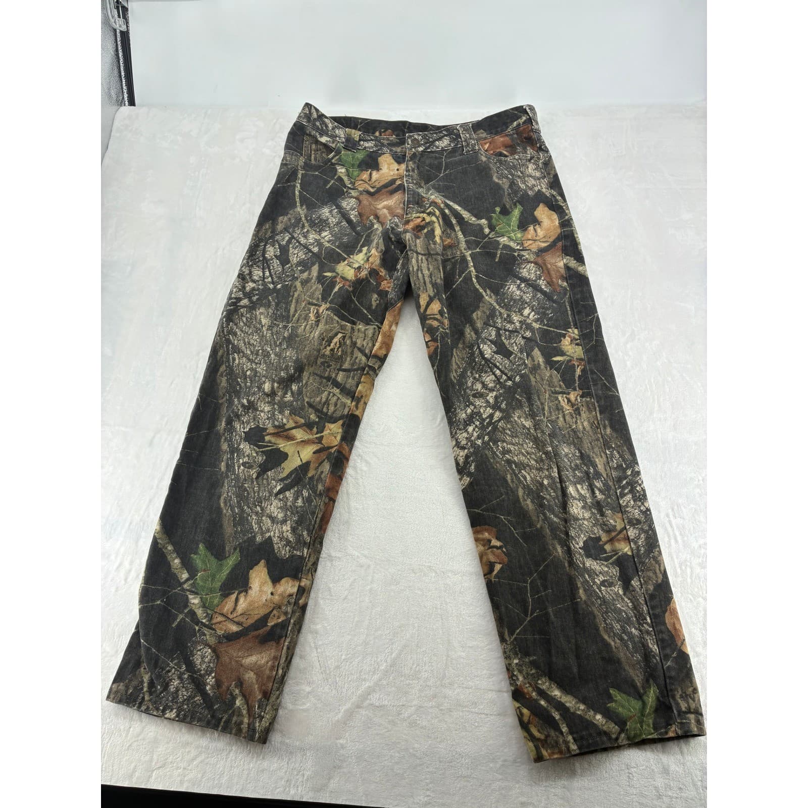 Cabelas Hunting Pants Mens 38 REG RealTree Camo Outdoor Workwear Brown