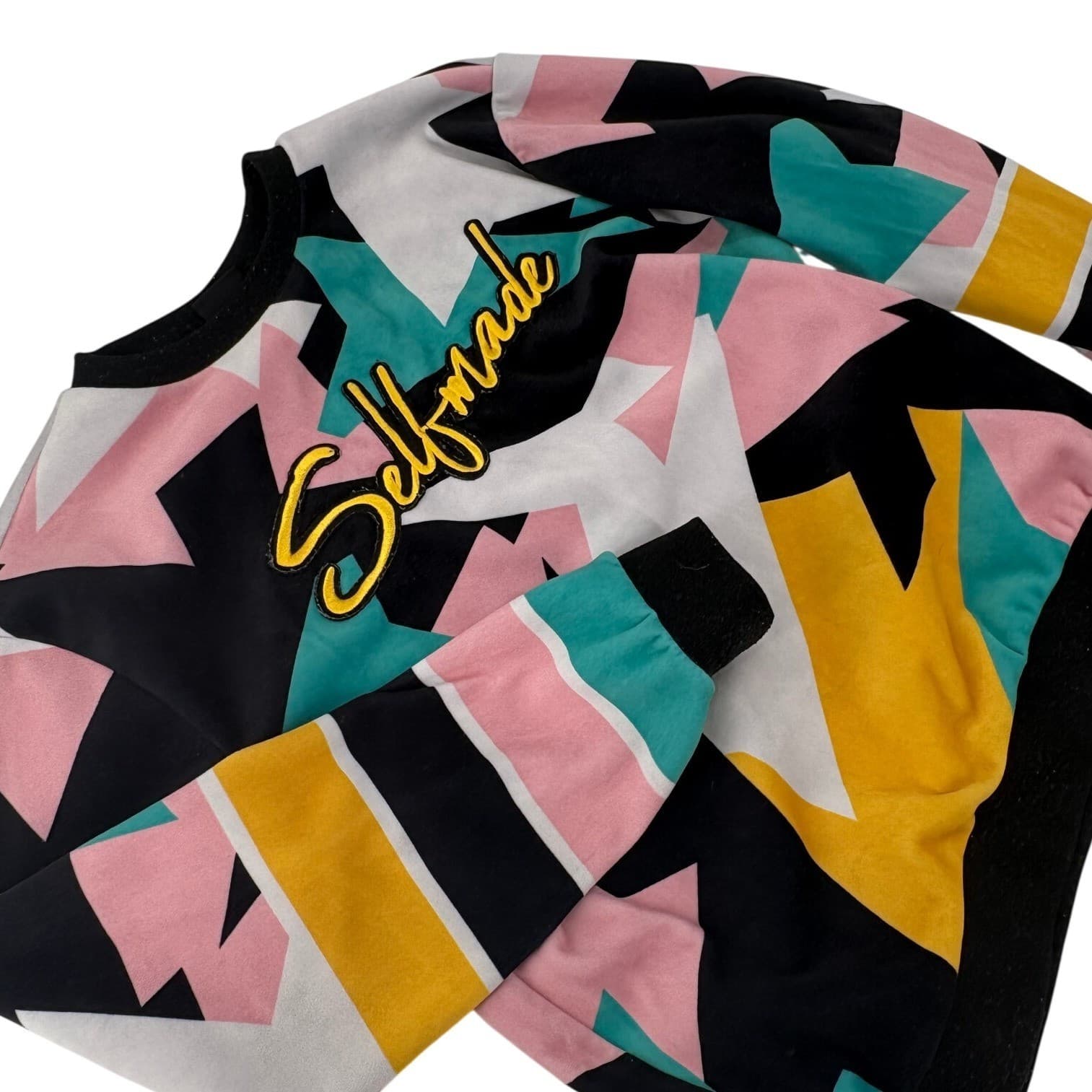 Switch Remarkable Selfmade Sweatshirt Geometric Abstract M Multicolor Mens