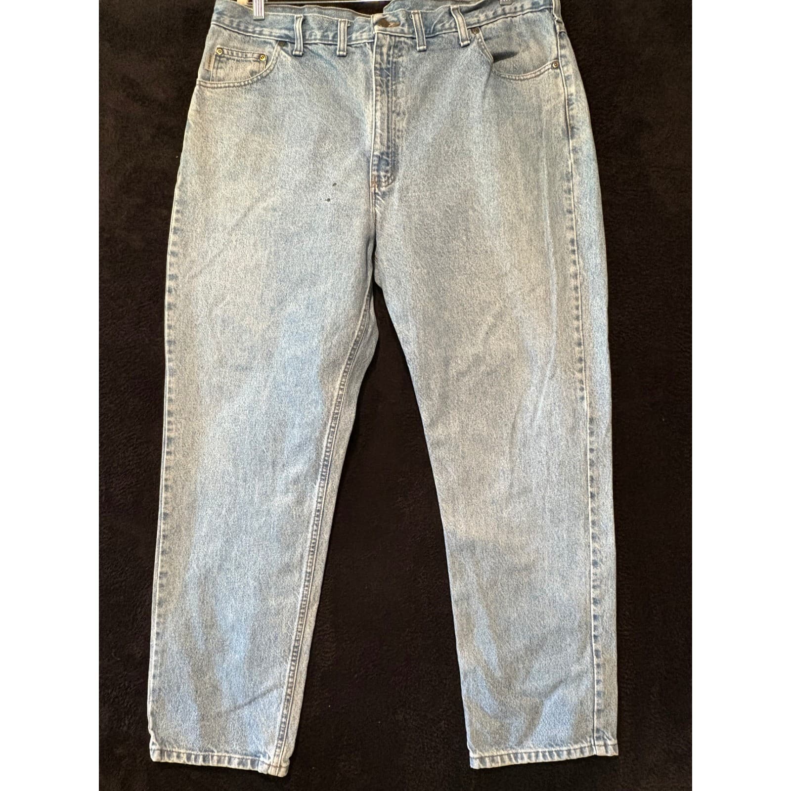 Carhartt Traditional Fit Light Wash Denim Jeans Men's 44x32 Workwear 42X31