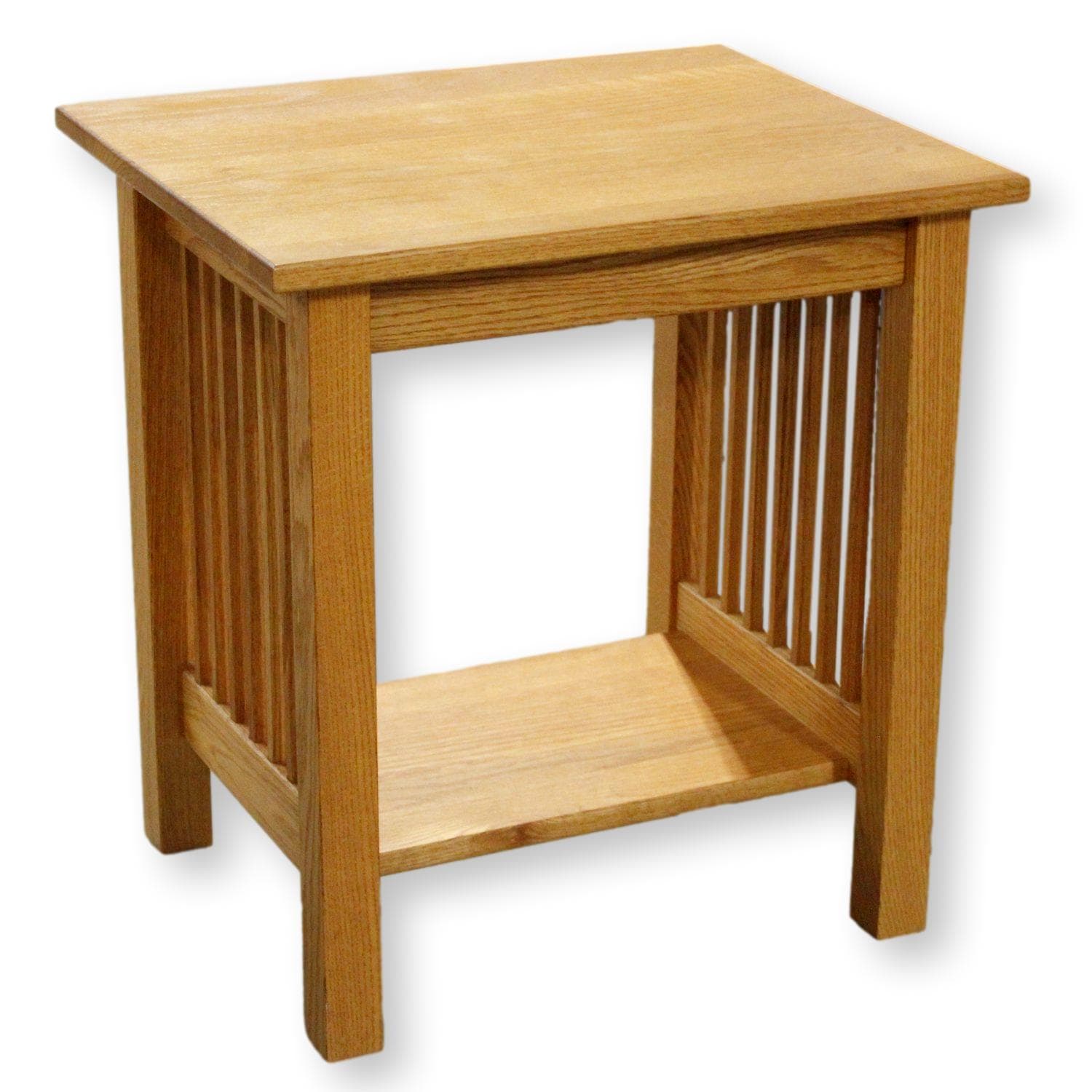CVW Mission Oak End Table